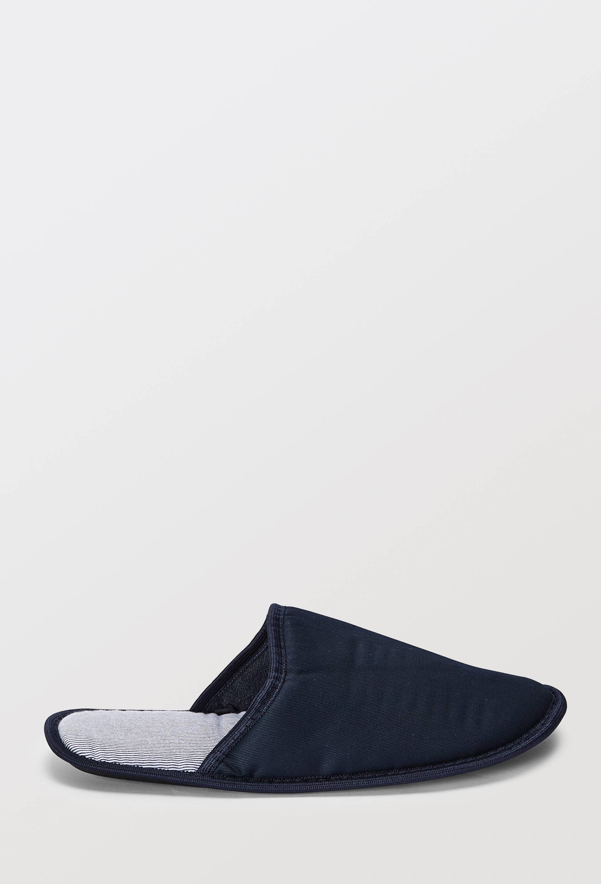 Mules unies, Bleu fonc&eacute;, large image number 0