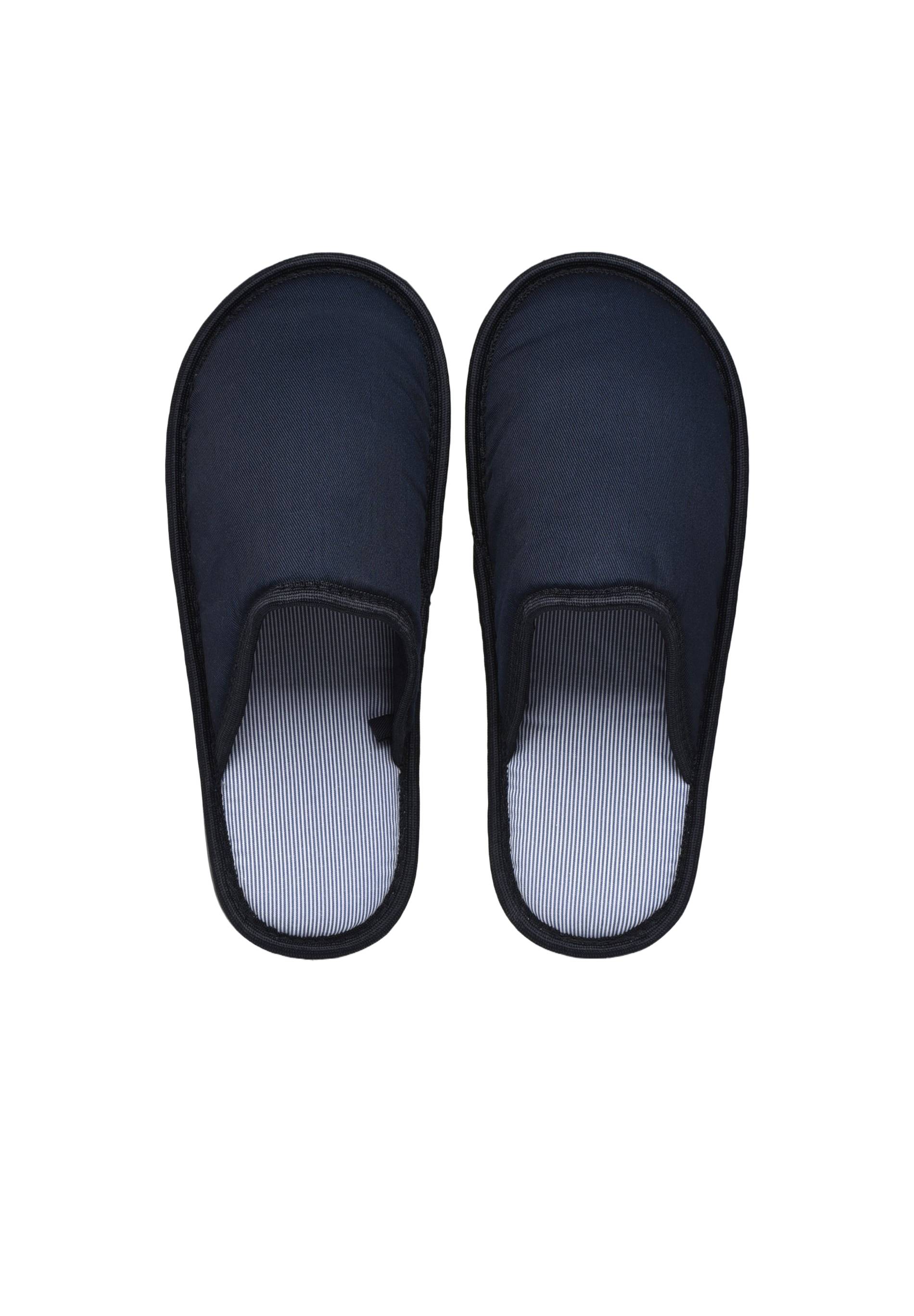 Mules unies, Bleu fonc&eacute;, large image number 4