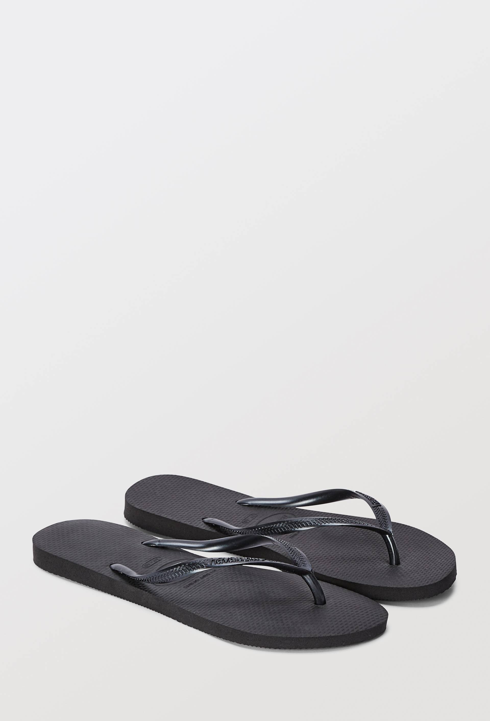 Tongs slim HAVAIANAS, Noir, large image number 1