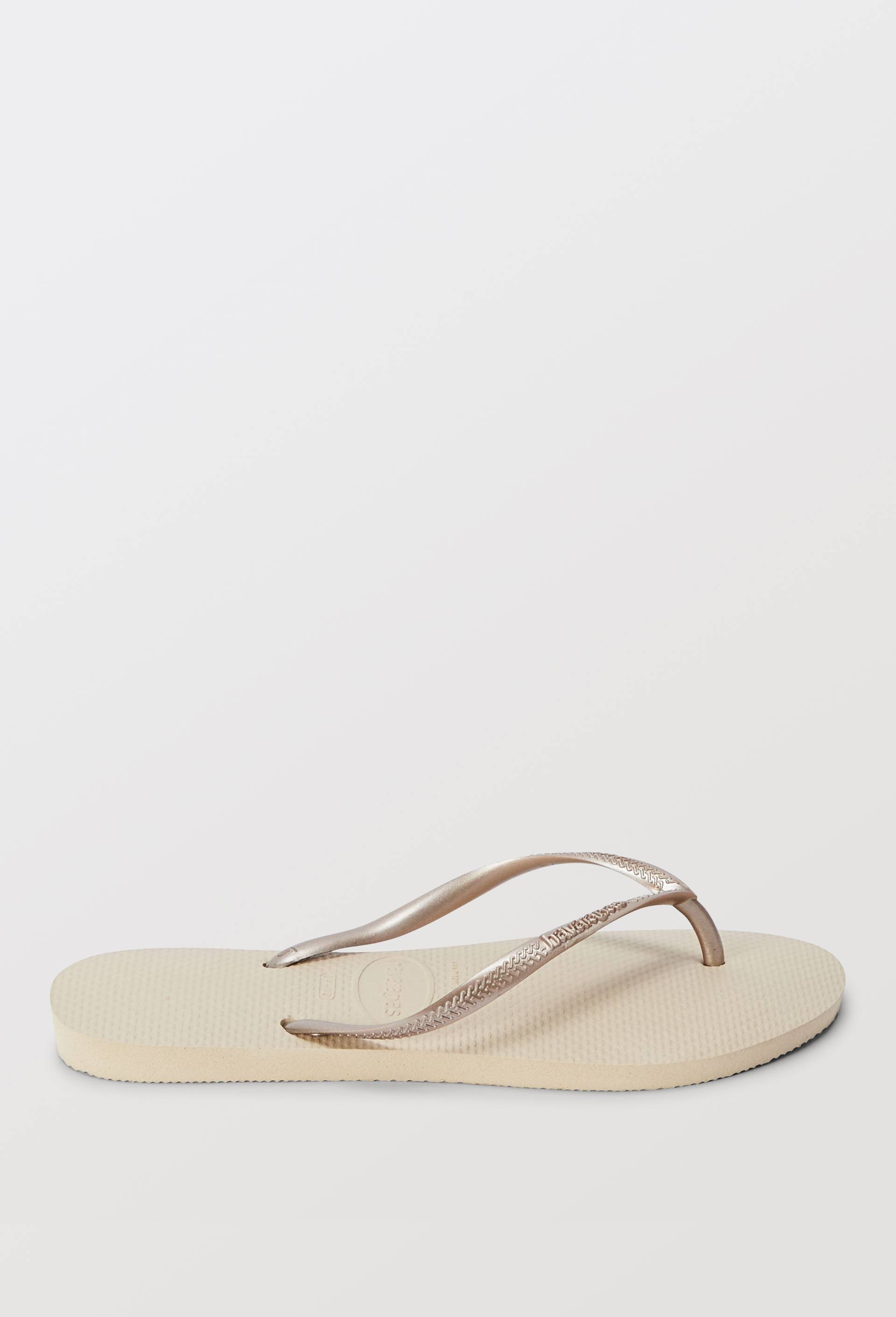 Tongs slim HAVAIANAS, Brun clair, large image number 1