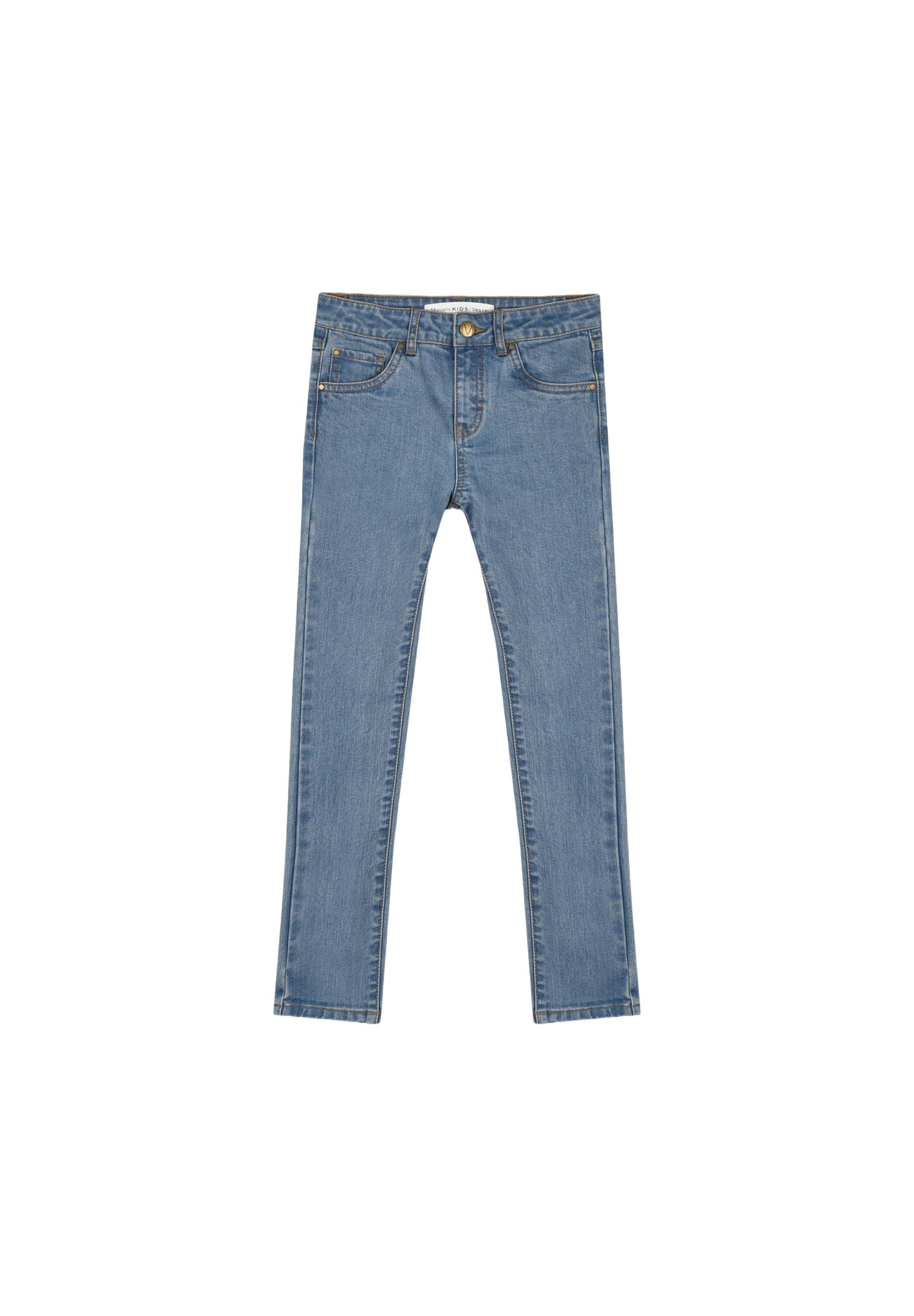 Pantalon en jean slim contenant du coton BIO, Bleu foncé, large image number 3