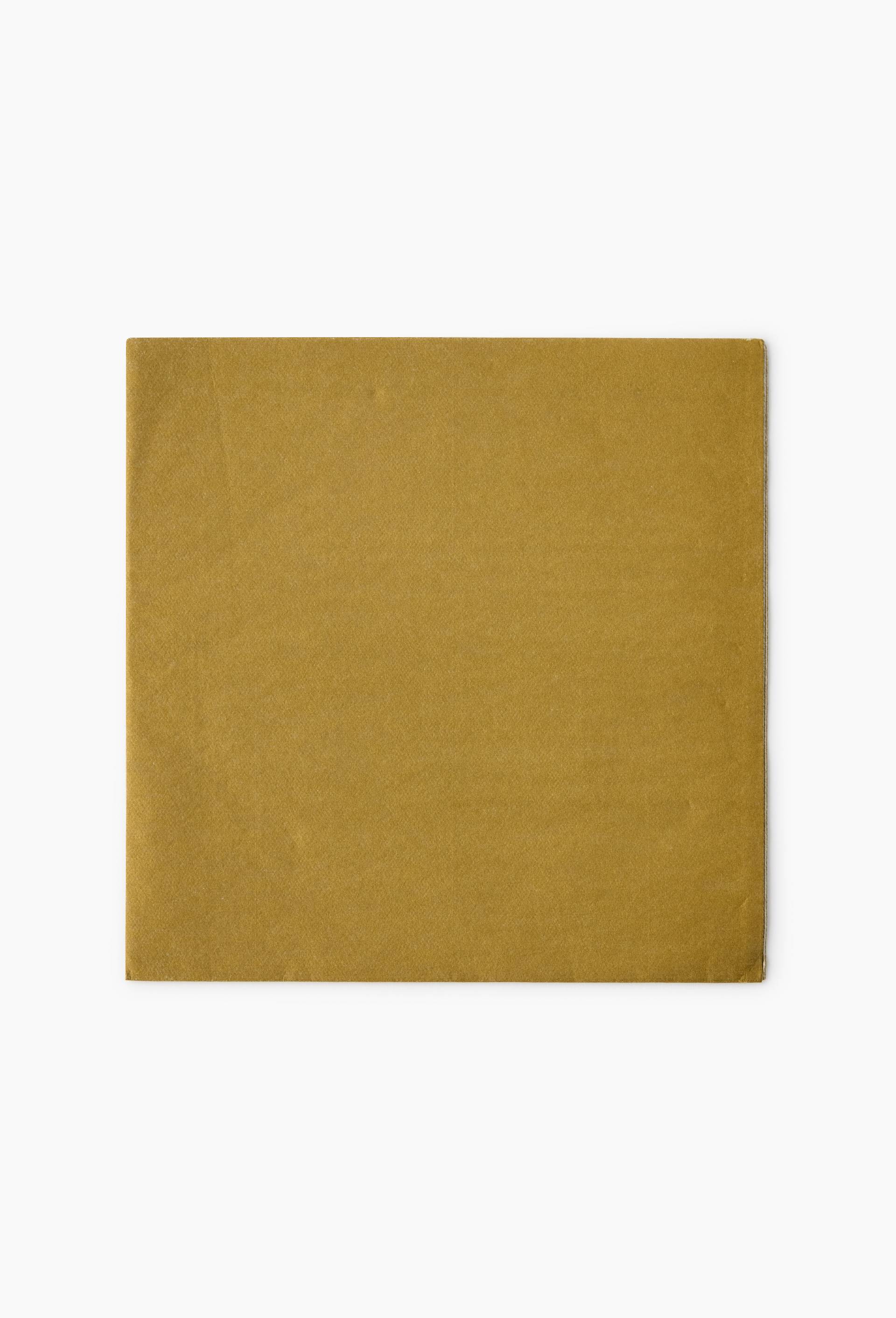 12 serviettes 40x40 cm en airlaid, Jaune, large image number 0.0