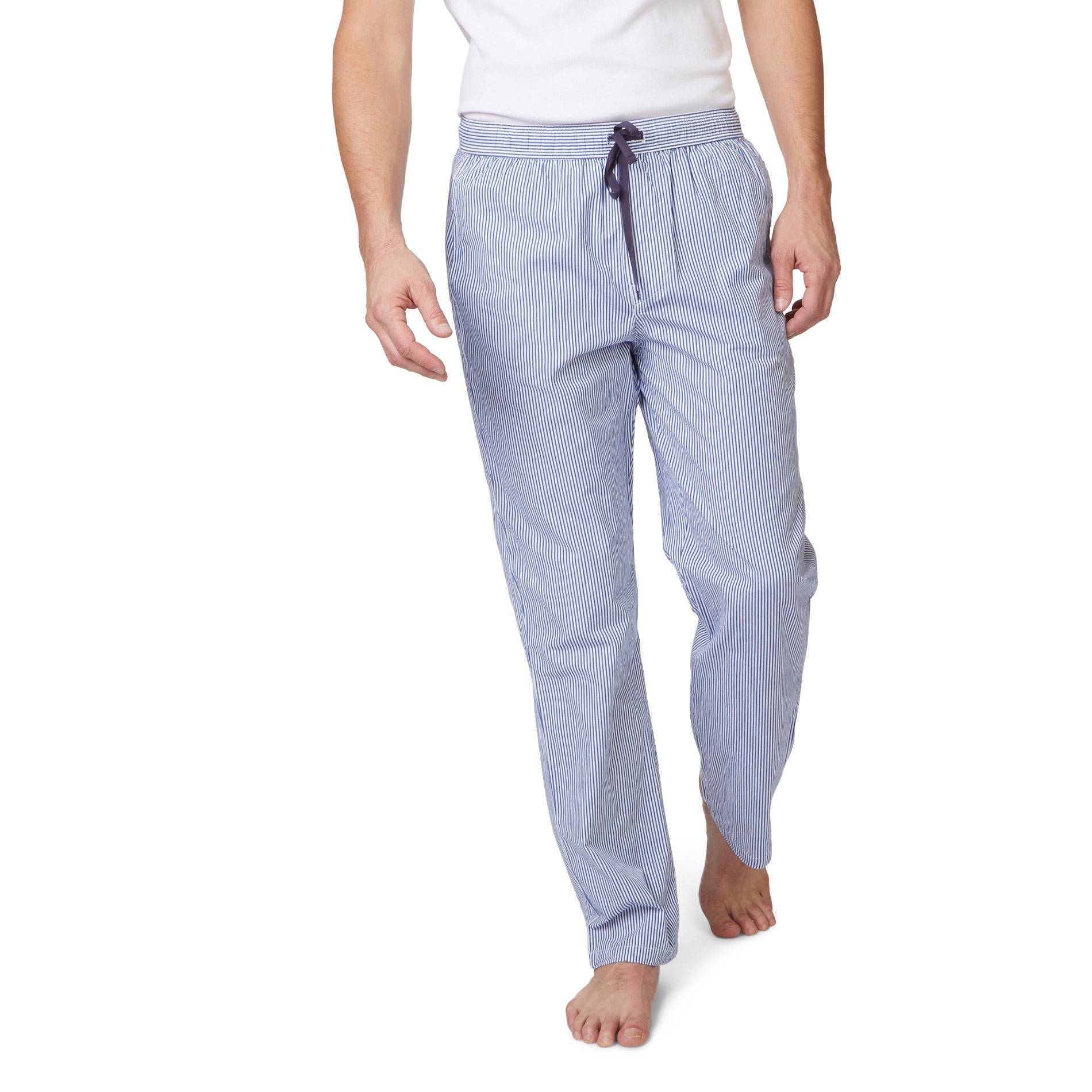 Pantalon rayé, Indigo, large image number 0.0