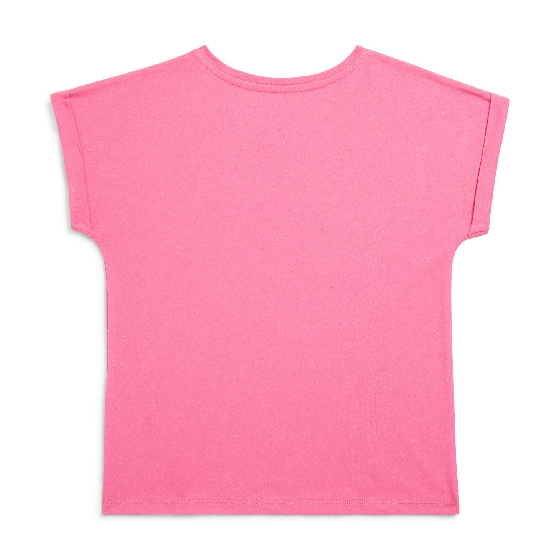 T-shirt manches courtes brillant, Bois de rose, large image number 1