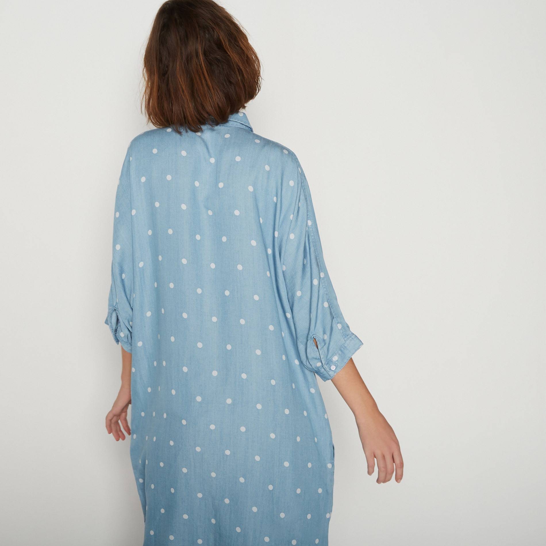 Robe à pois, Bleu pâle, large image number 2.0