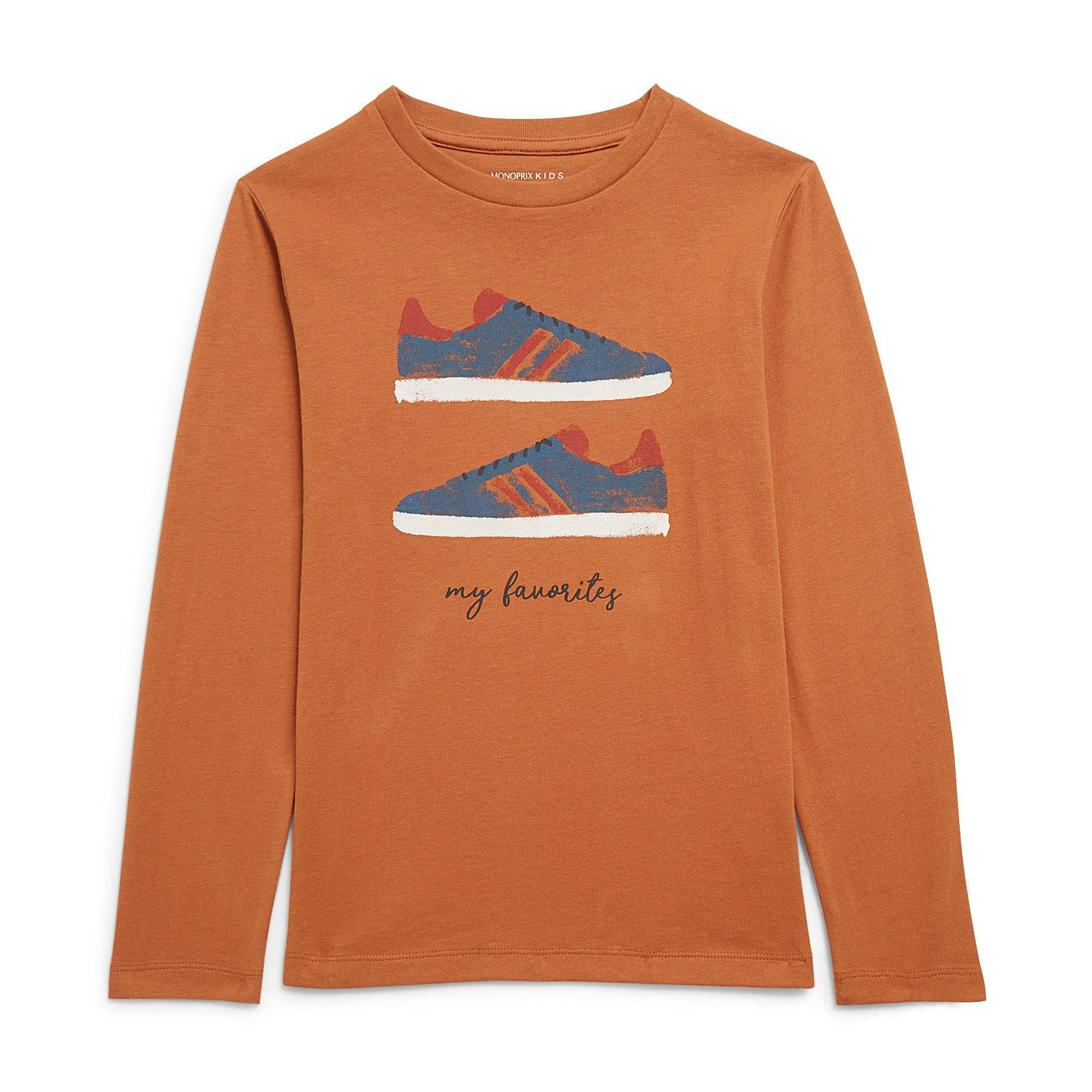T-shirt imprimé, Caramel, large image number 0