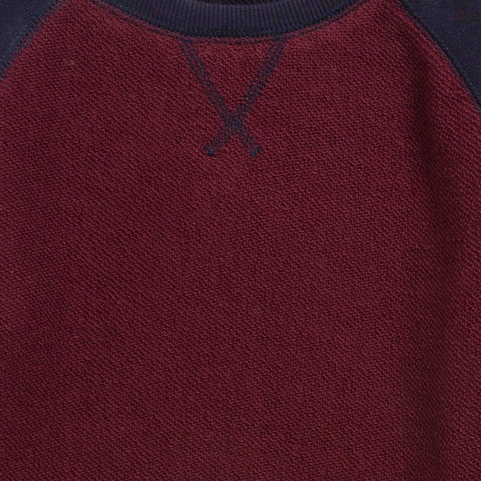 Sweat bicolore, Bleu marine, large image number 2