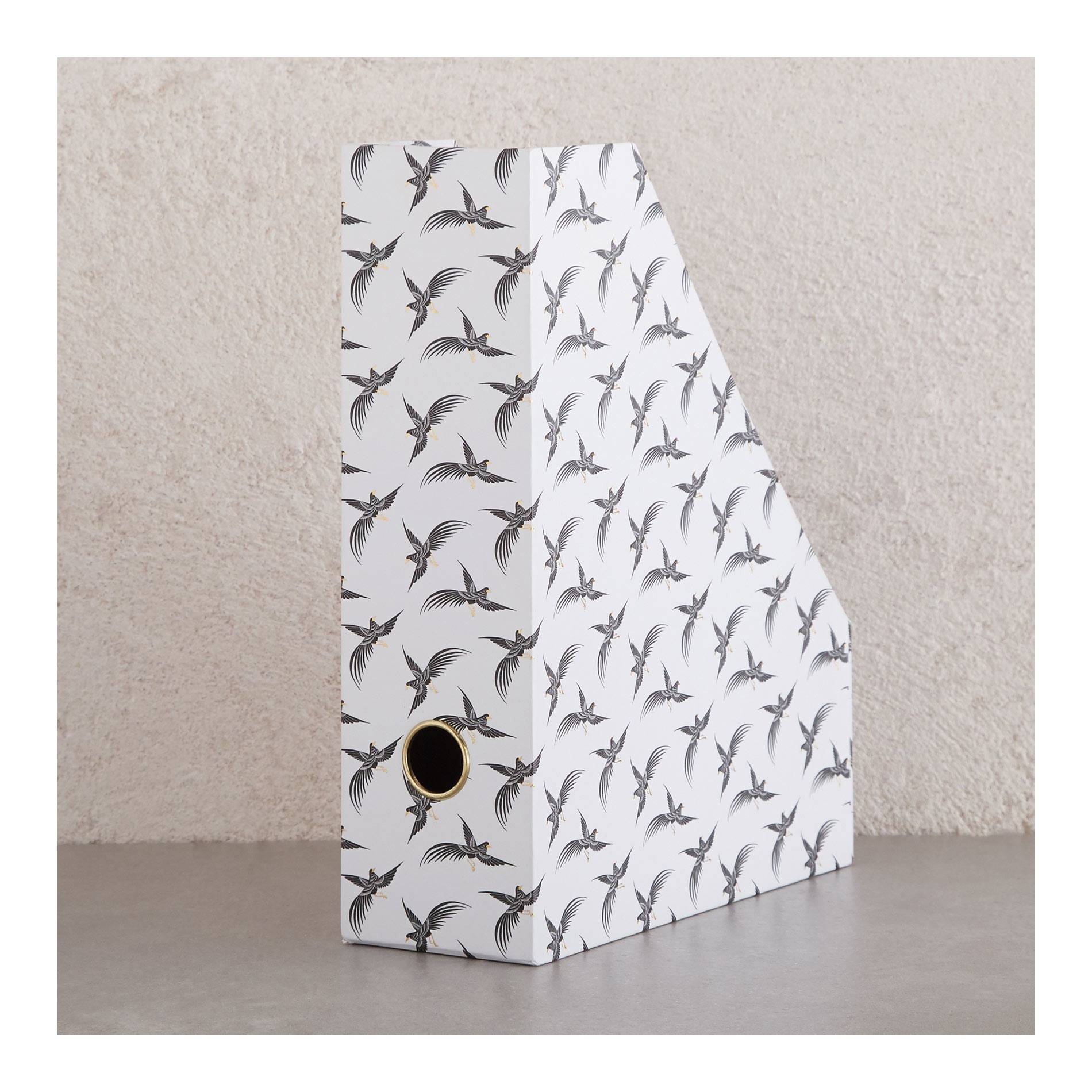 Porte magazines, merles, Blanc, large image number 1.0