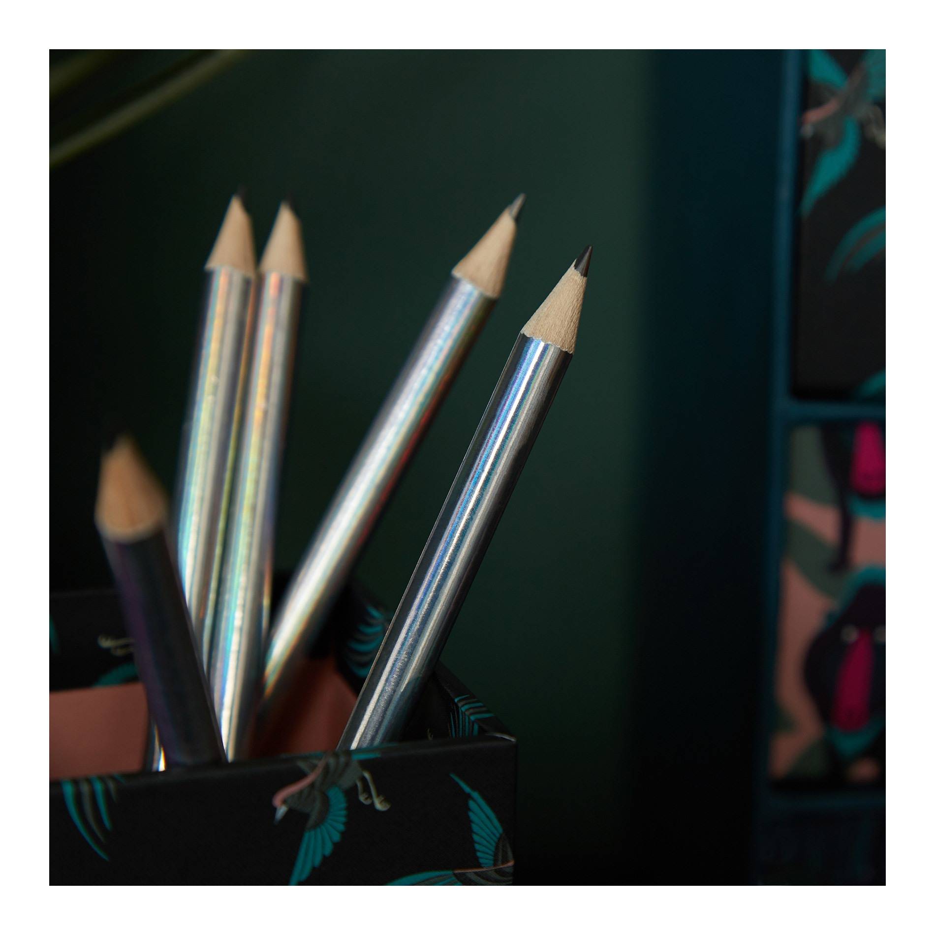 5 crayons graphites, Noir, large image number 0