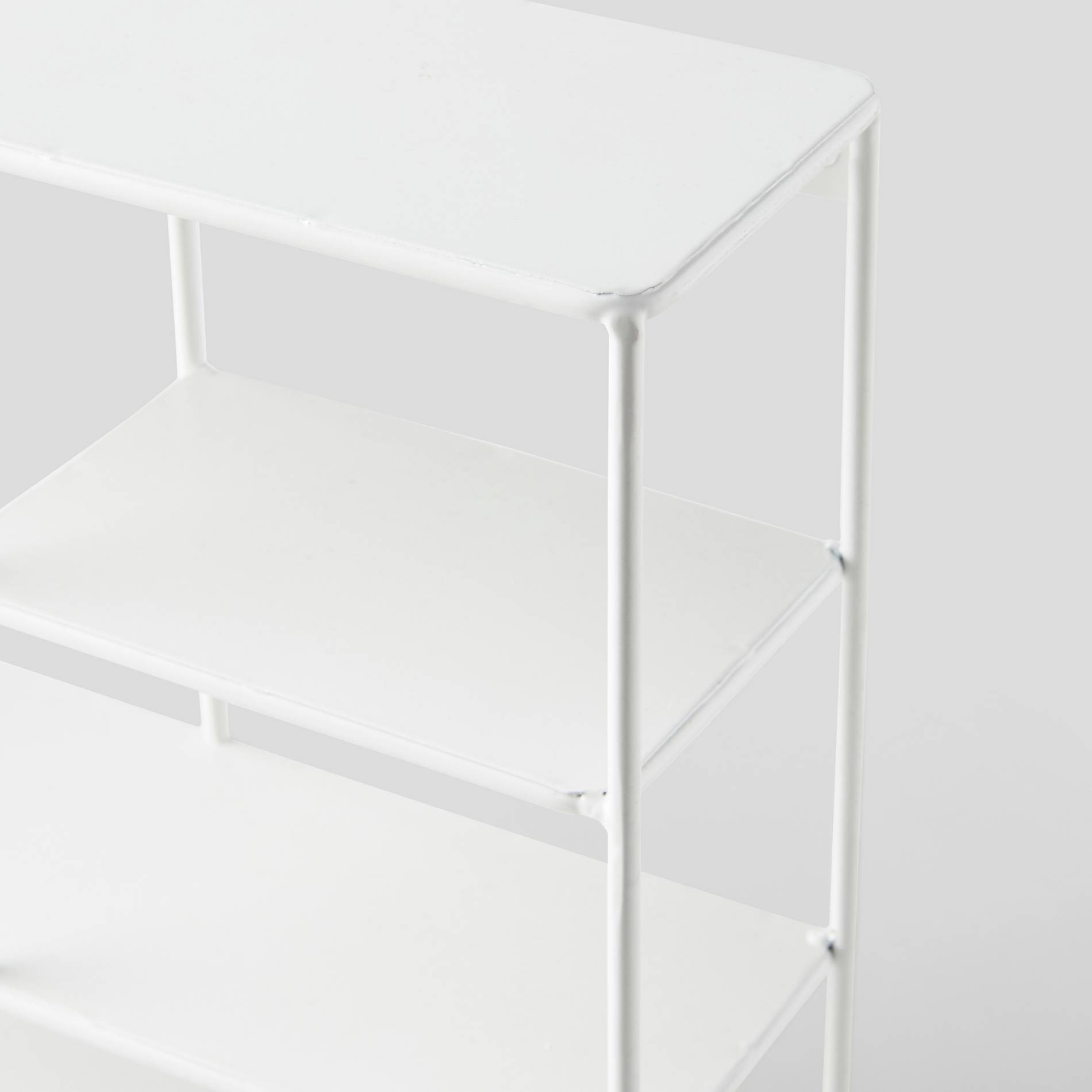 Etagère blanche en métal, Blanc, large image number 1