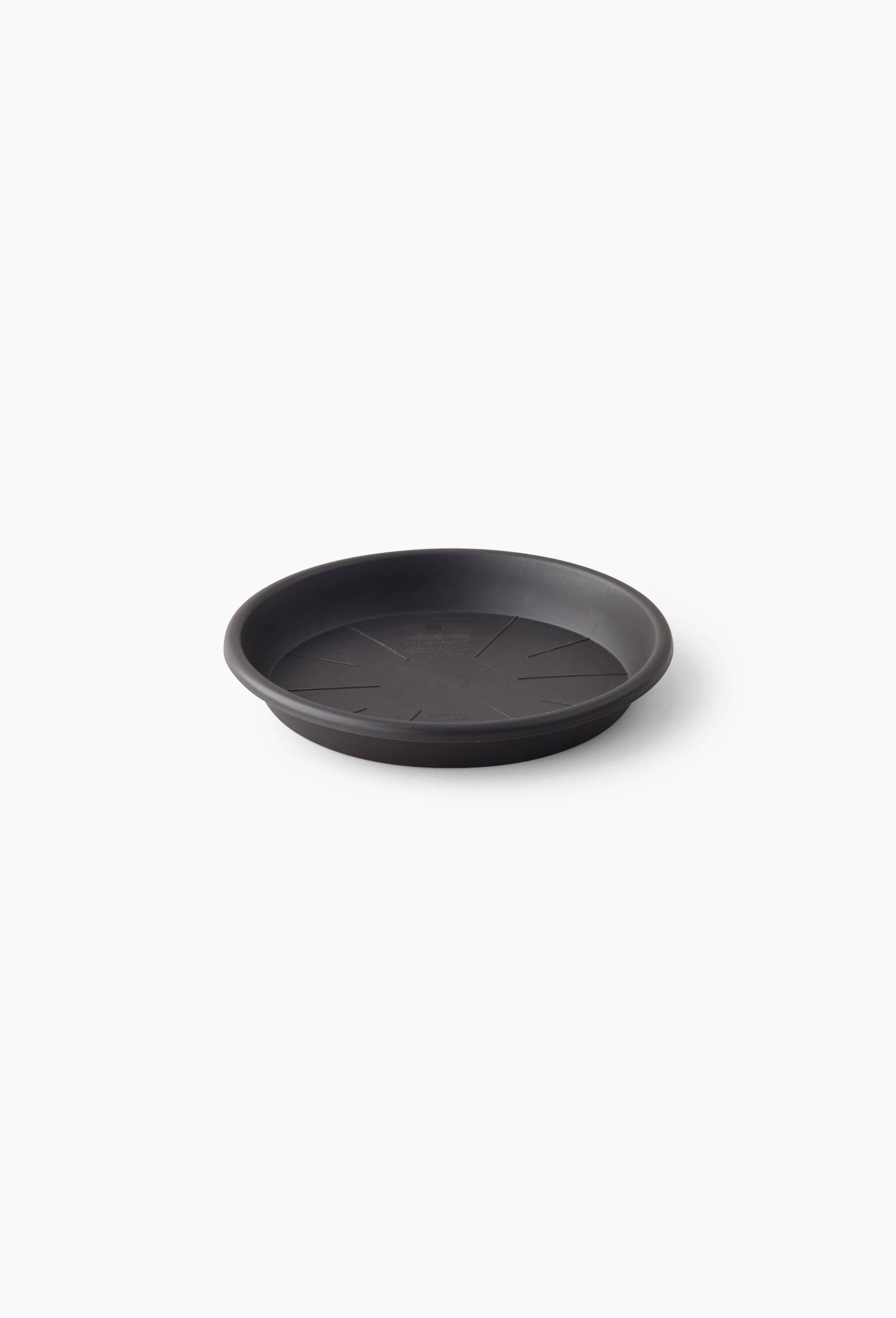 Soucoupe, 22cm, en plastique polypropyl&egrave;ne, Gris fonc&eacute;, large image number 0