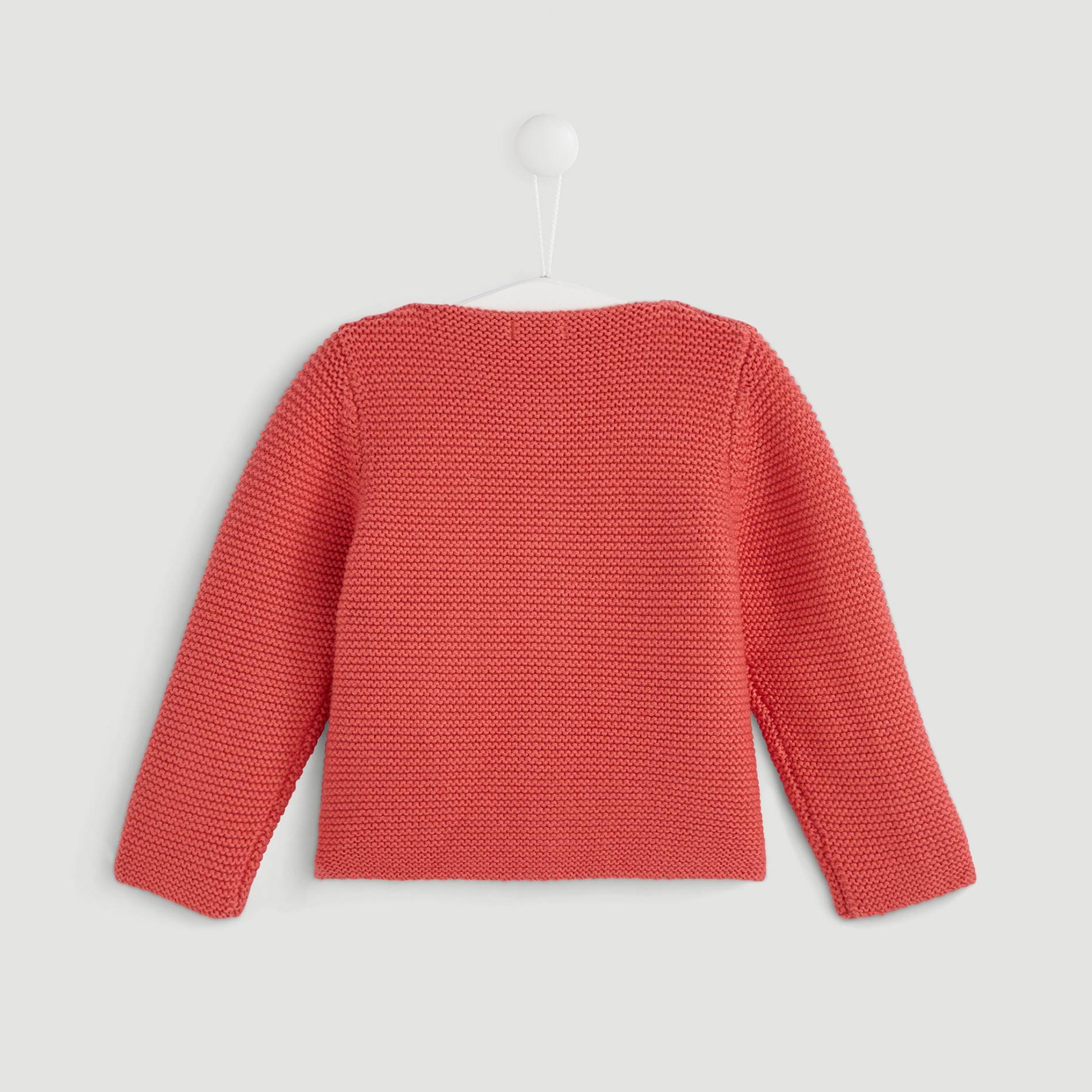 Cardigan point mousse, Rose clair, large image number 1