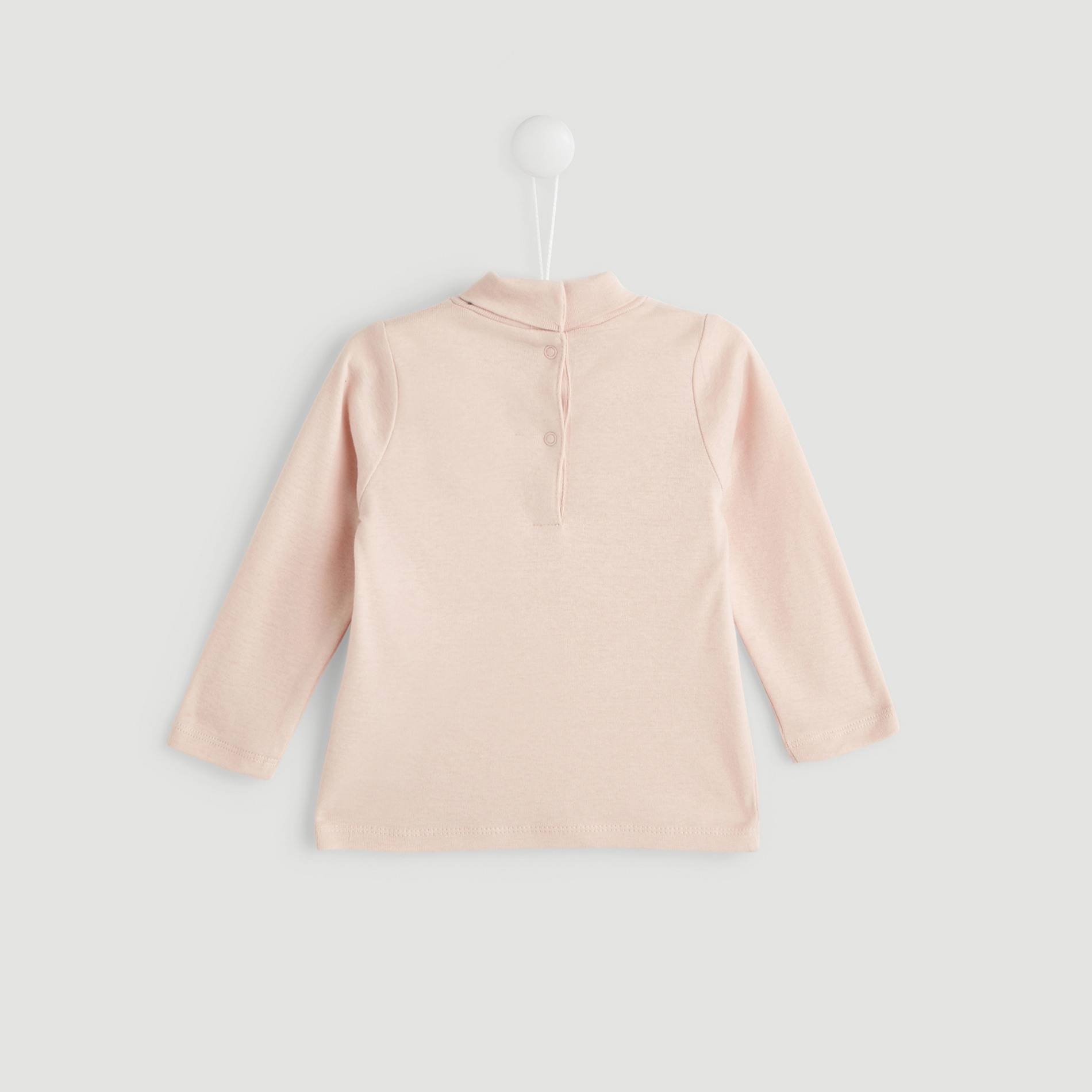 Sous-pull en coton BIO, Vieux rose, large image number 1