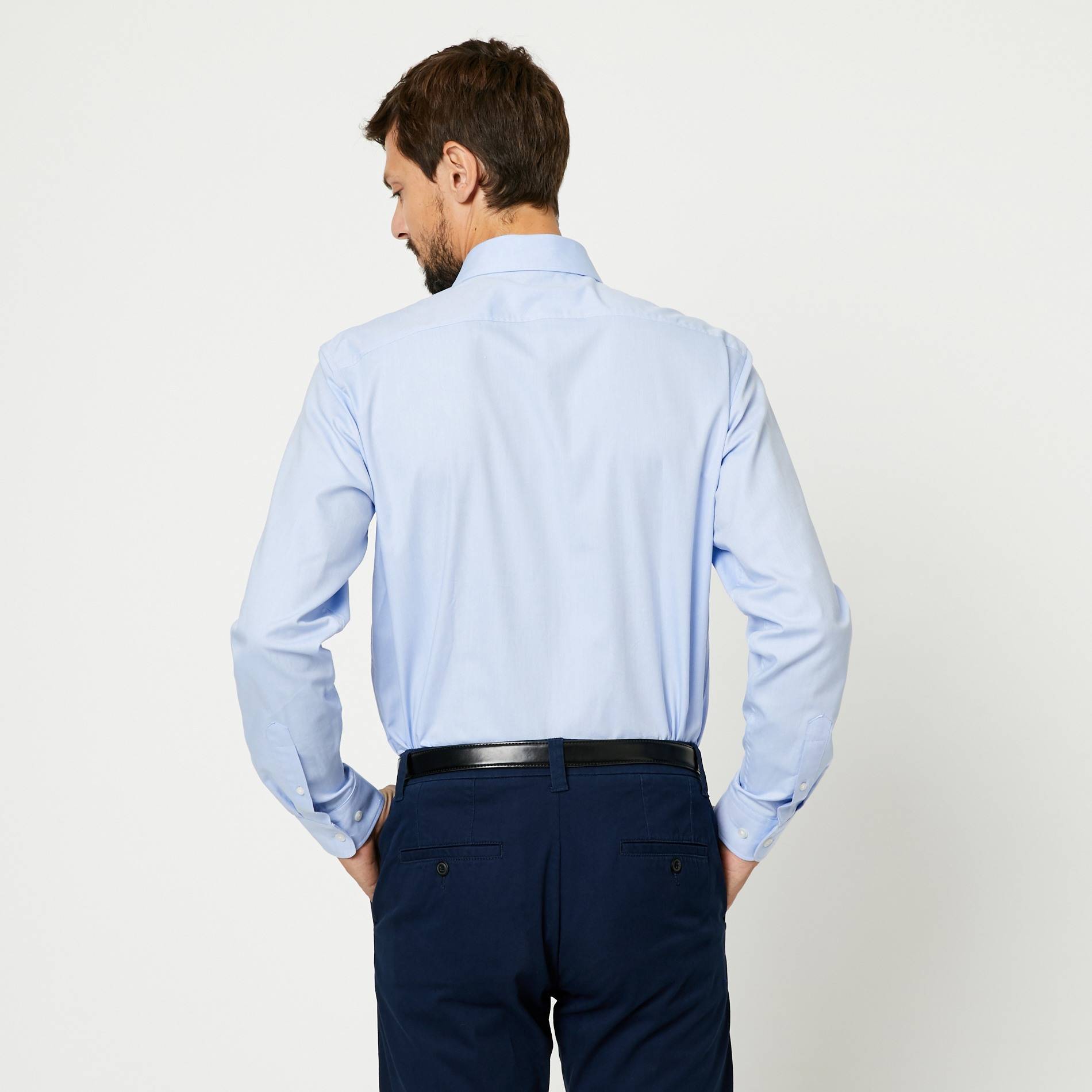 Chemise coupe regular, Indigo, large image number 1