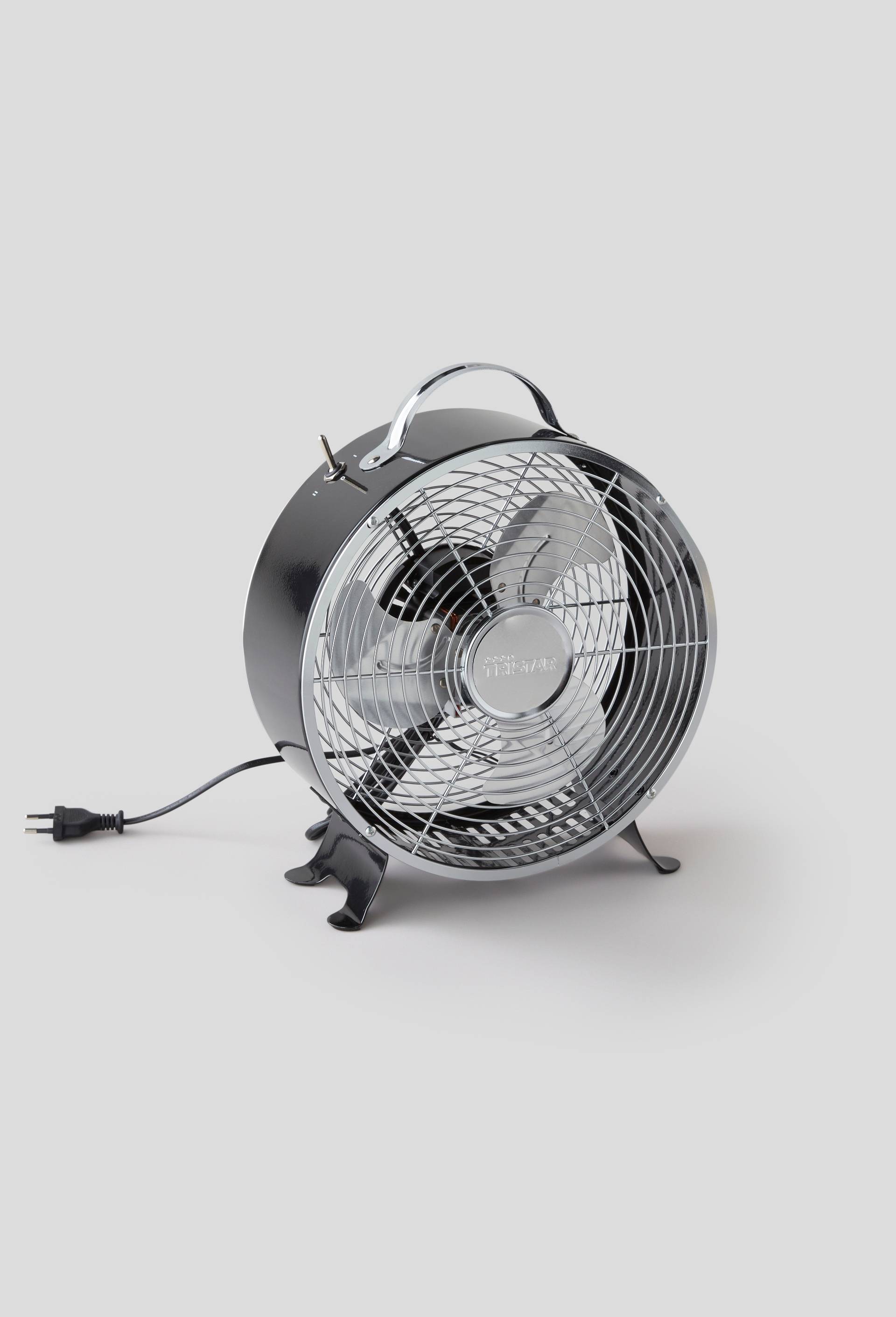 Ventilateur de table, 25cm, Noir, large image number 0