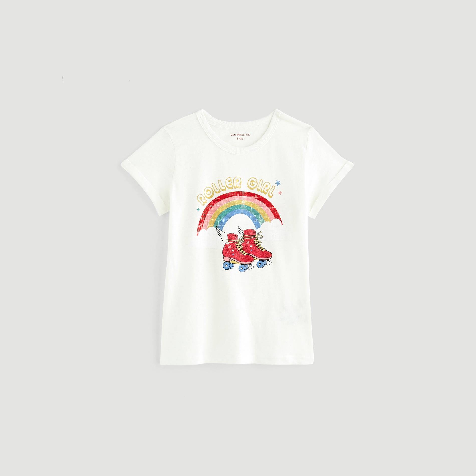 T-shirt imprimé, Ecru, large image number 0