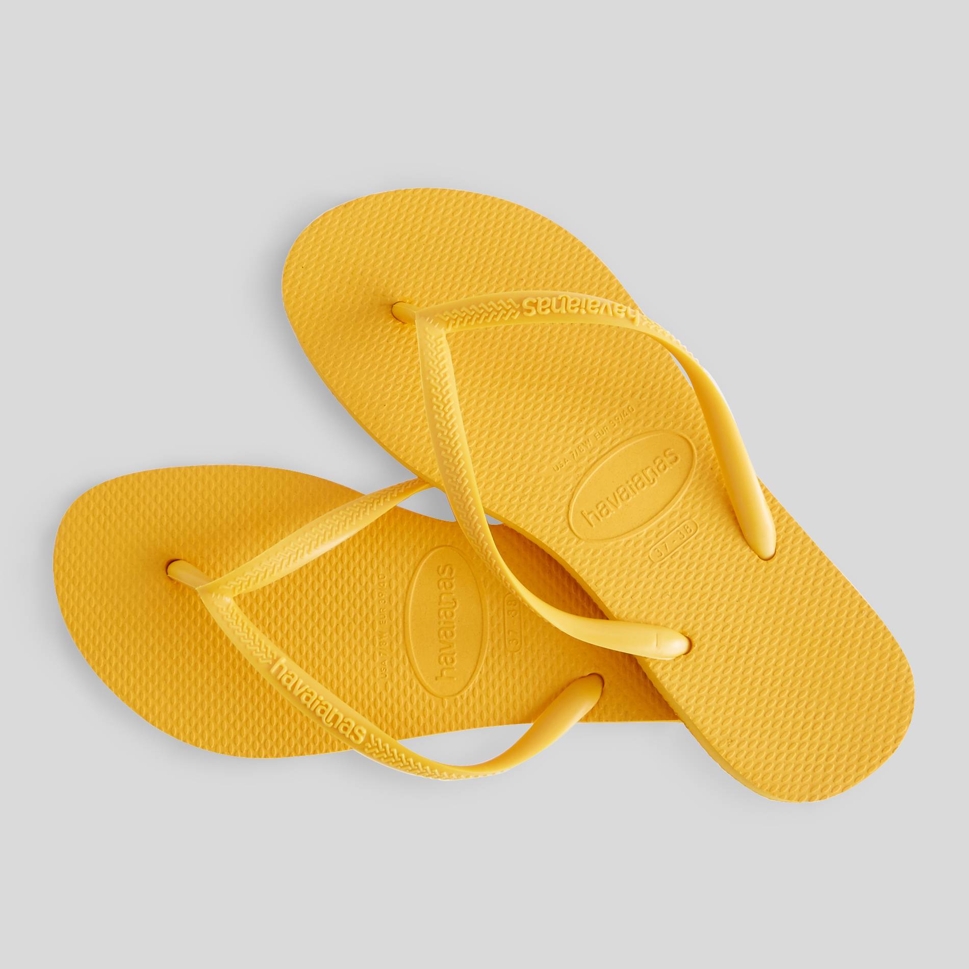 Tongs Havaianas, Jaune, large image number 1.0