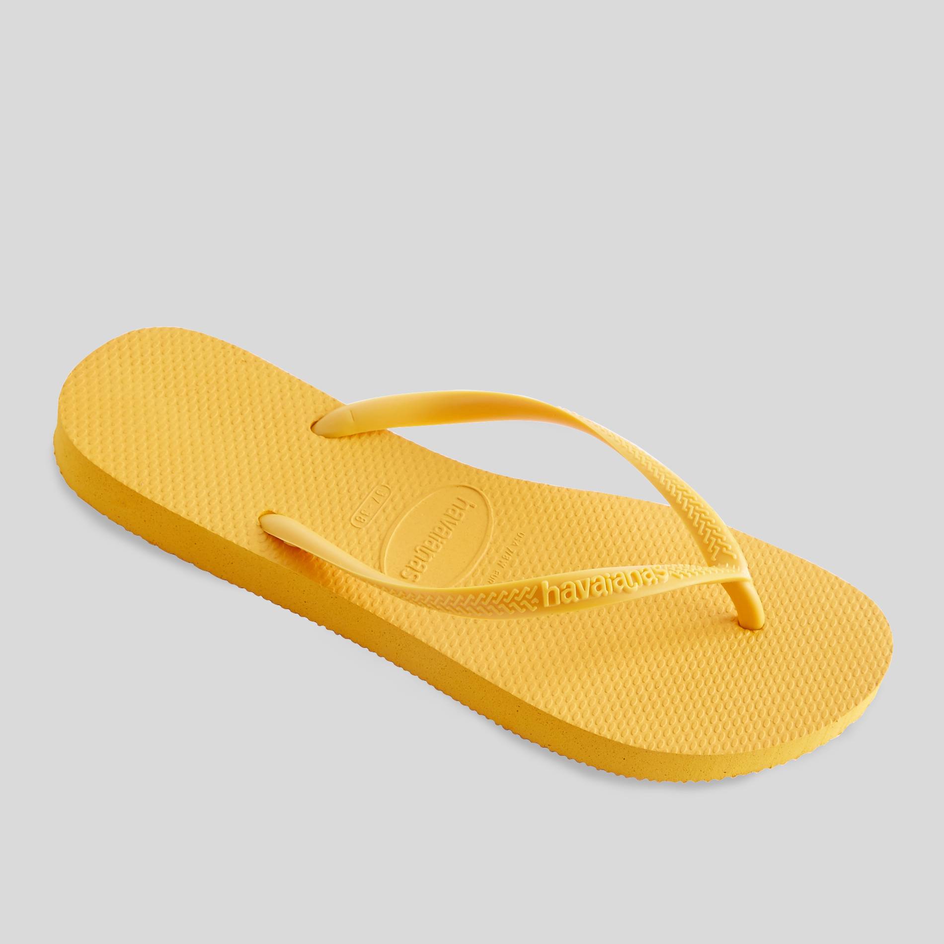 Tongs Havaianas, Jaune, large image number 2
