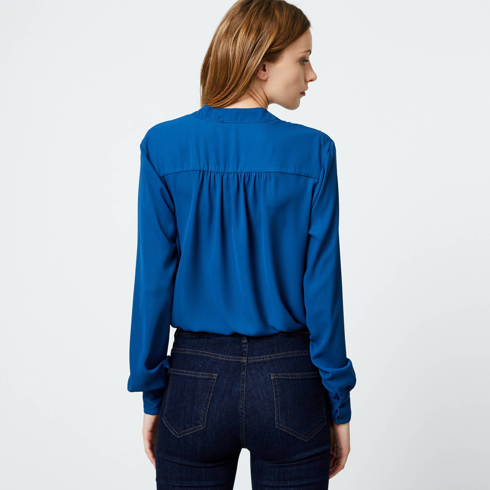 Chemise manches longues, Indigo, large image number 1