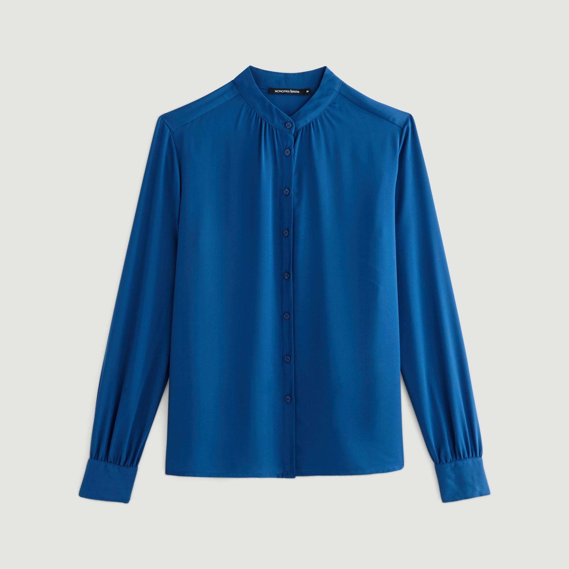 Chemise manches longues, Indigo, large image number 2