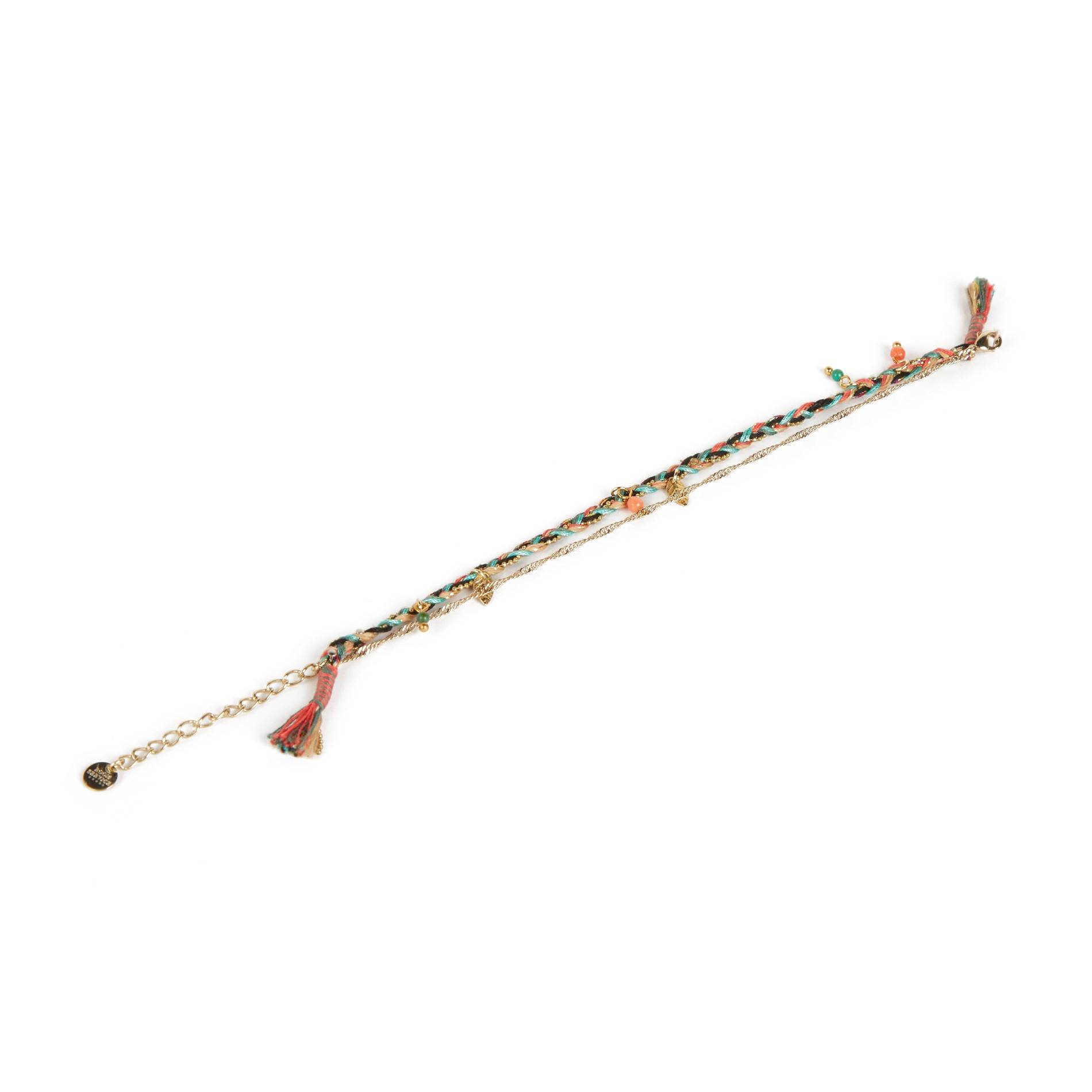 Bracelet tressé, Or, large image number 0