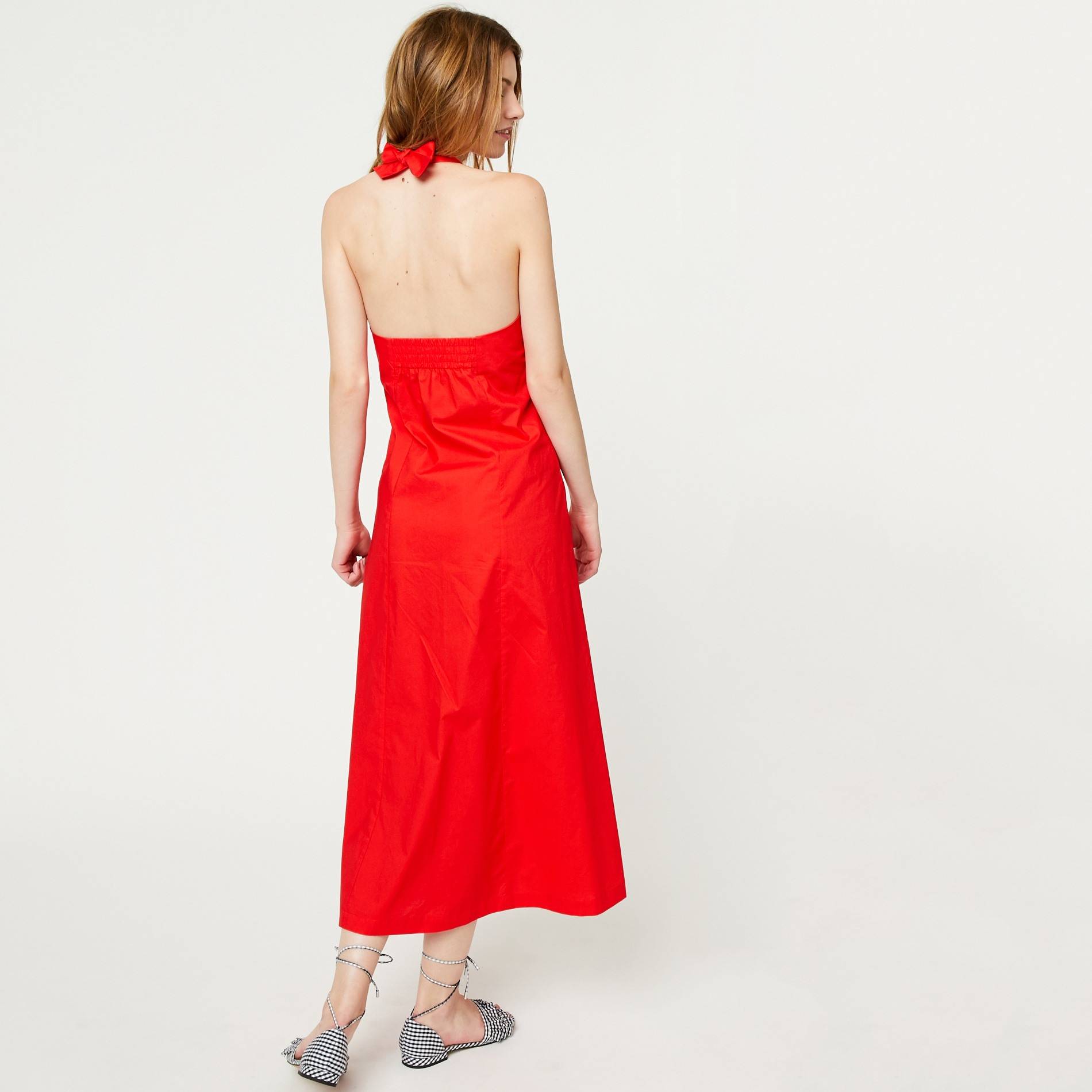 Robe longue dos nu, Rouge, large image number 1