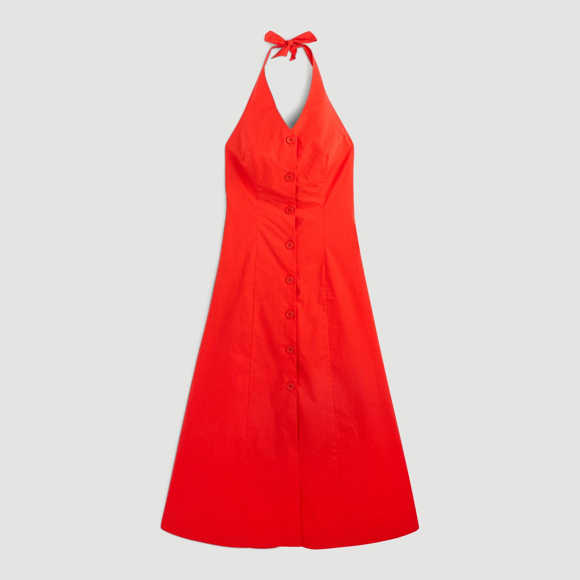 Robe longue dos nu, Rouge, large image number 2