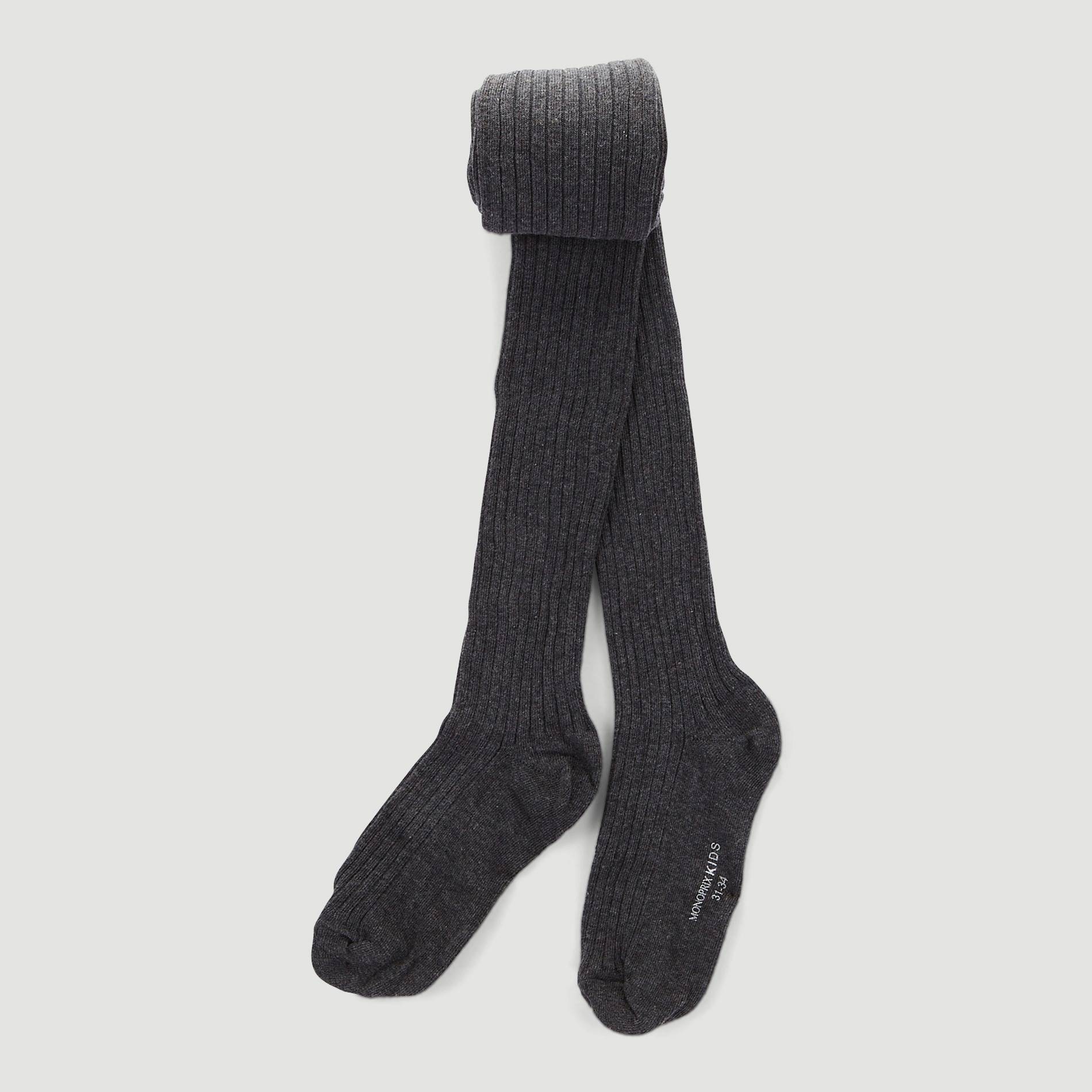 Collants à cote, Gris anthracite, large image number 0