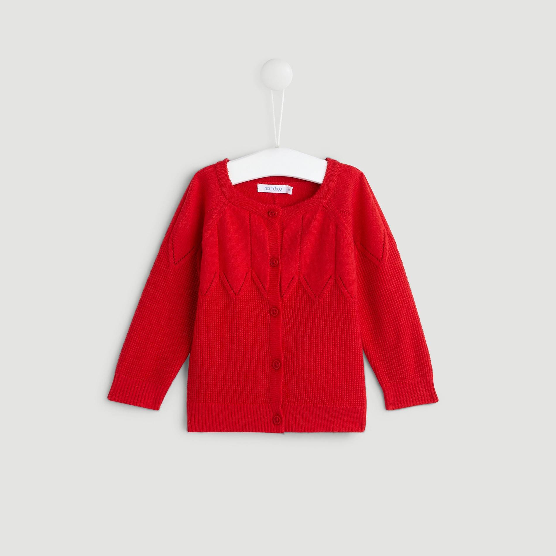 Cardigan, Rouge, large image number 0