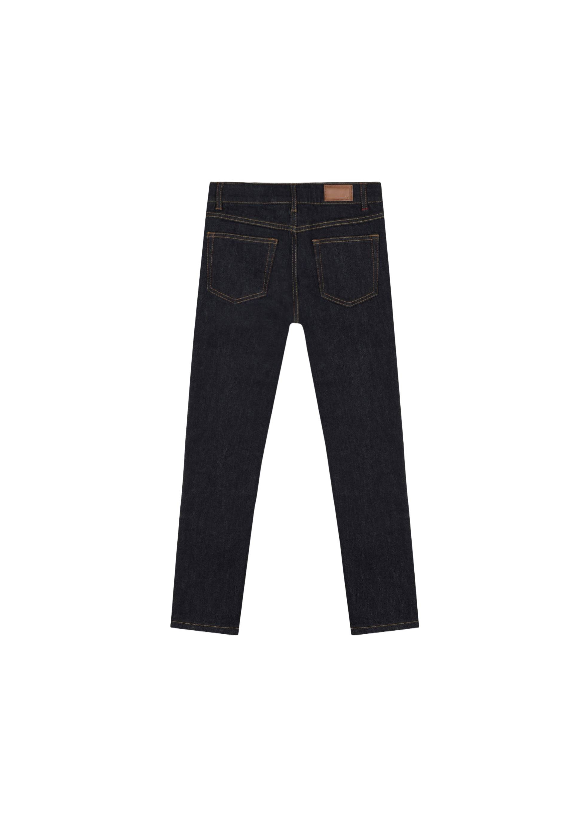 Pantalon en jean slim contenant du coton BIO, Bleu foncé, large image number 5.0