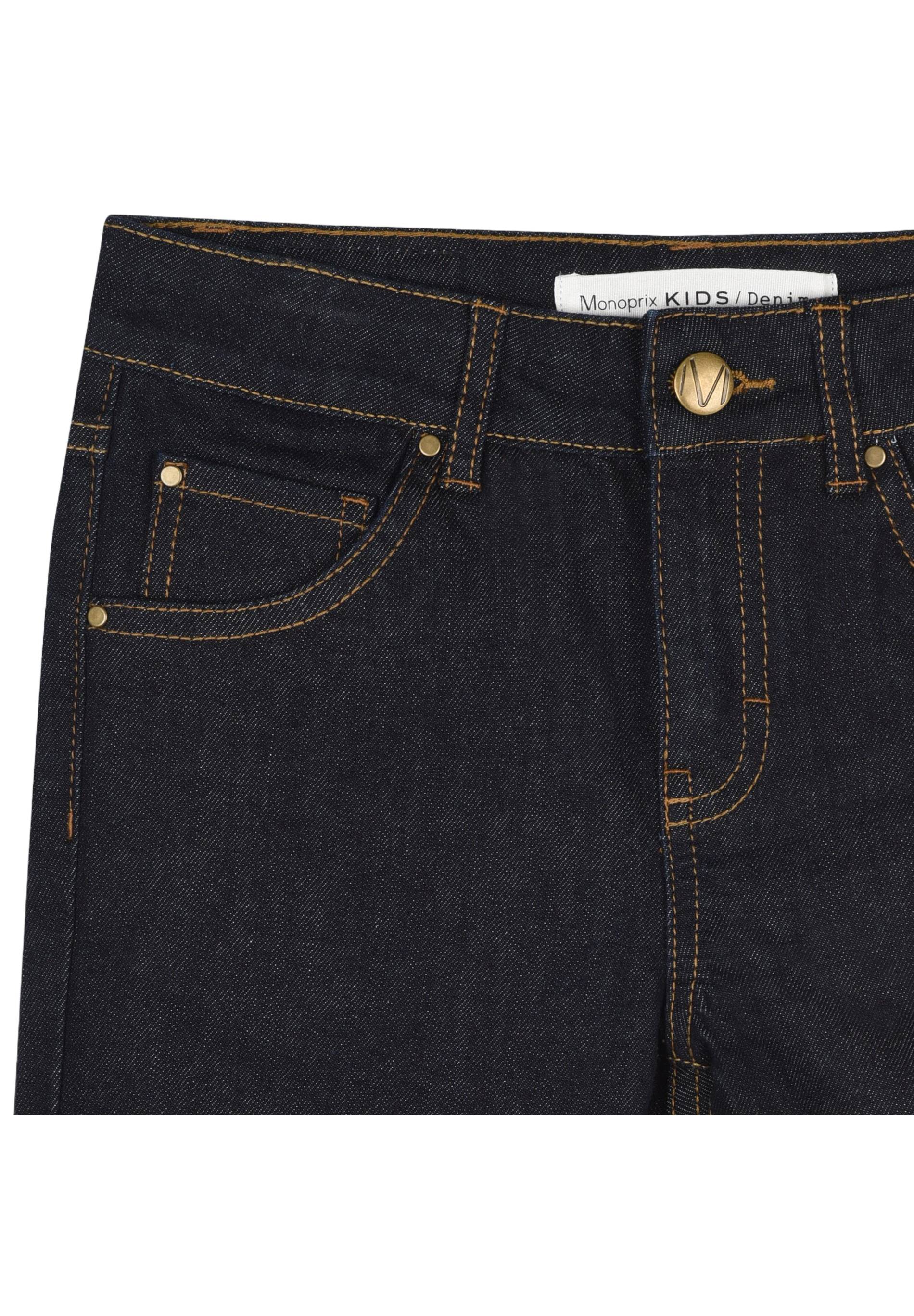 Pantalon en jean slim contenant du coton BIO, Bleu foncé, large image number 6