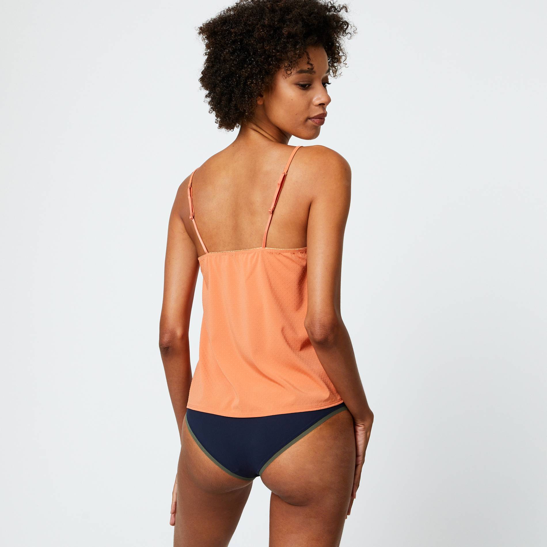 Top en jacquard imprimé, Orange, large image number 1.0