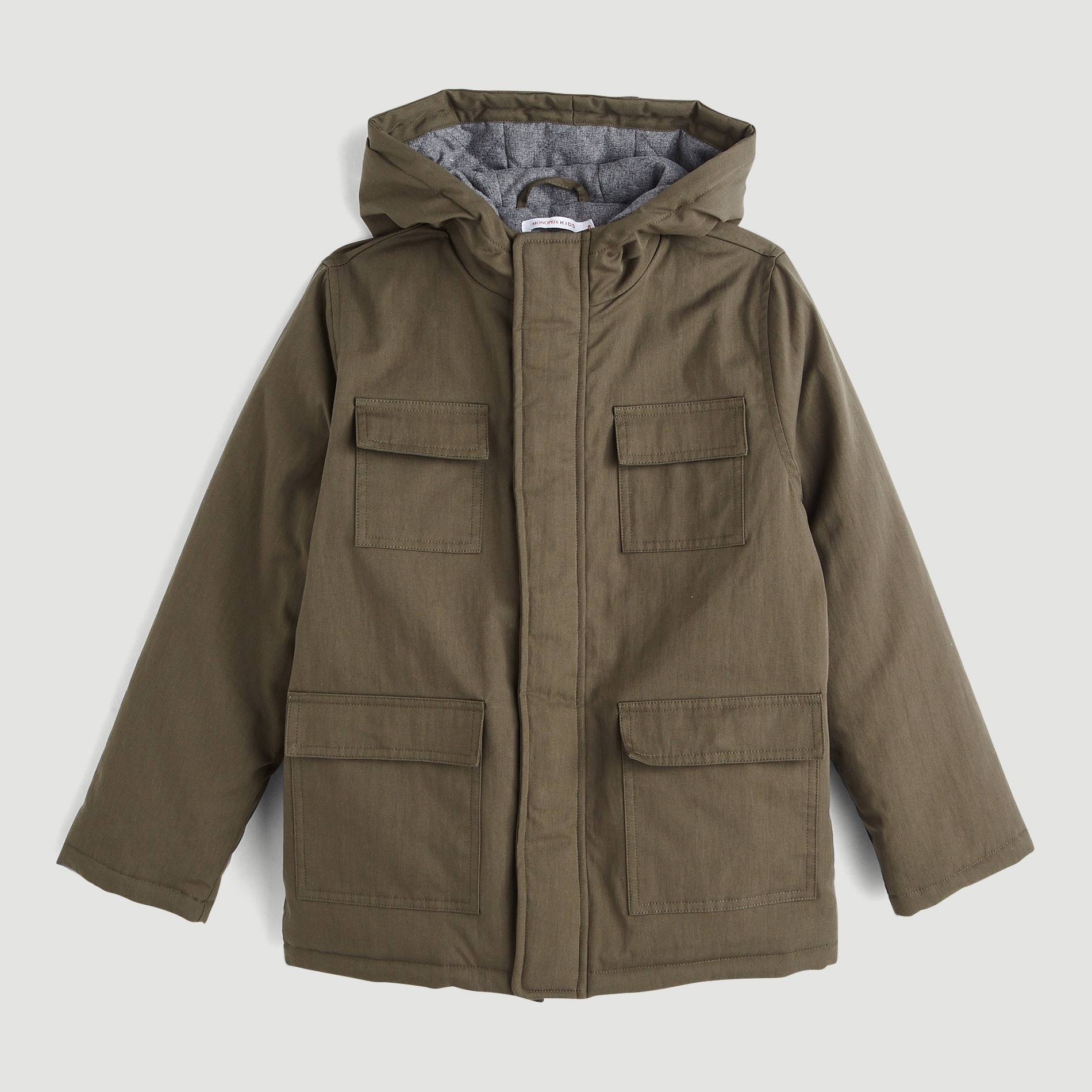 Parka quilt, Kaki, large image number 0.0