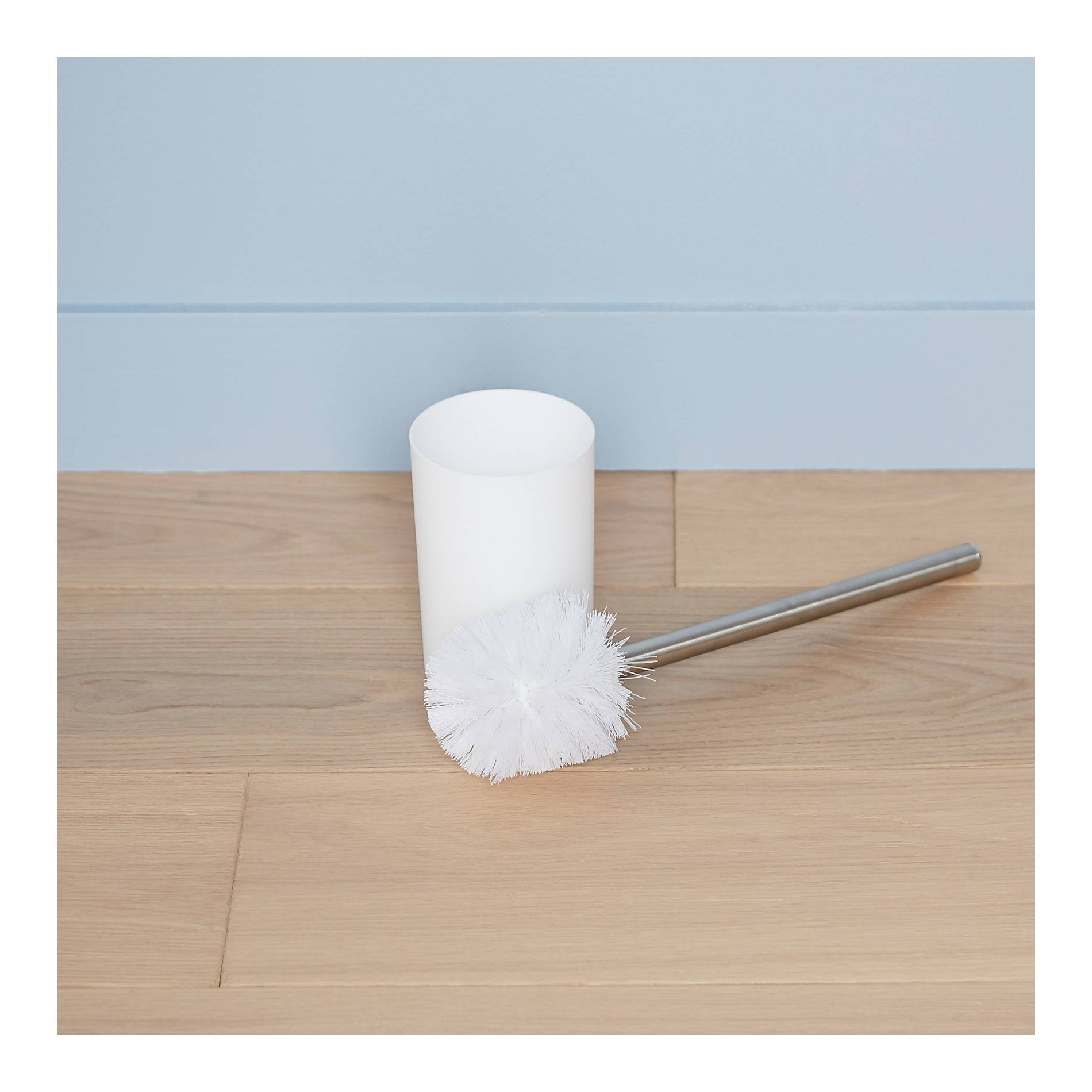 Porte balai blanc en plastique, Blanc, large image number 1