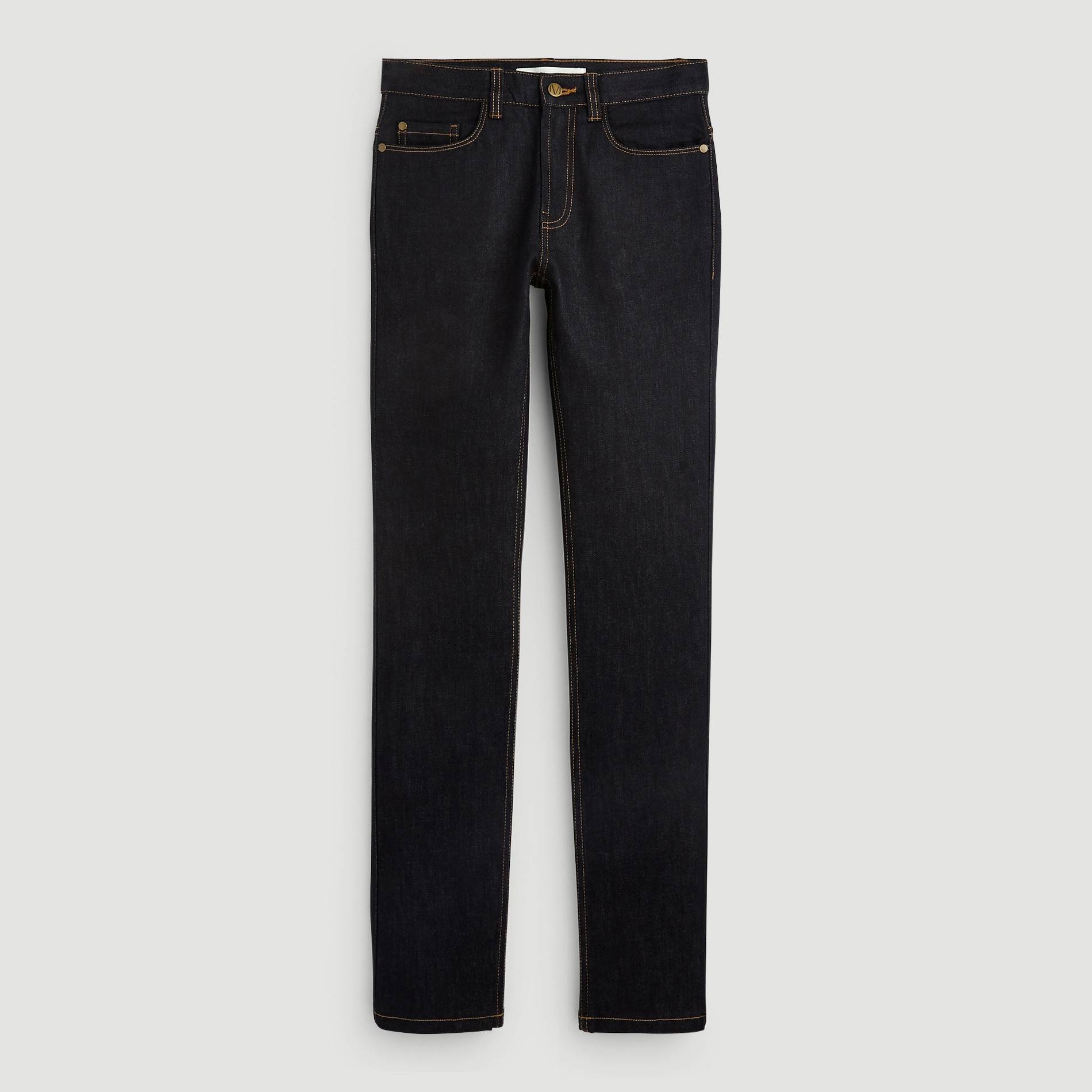 Jean brut coupe slim, Bleu vif, large image number 0