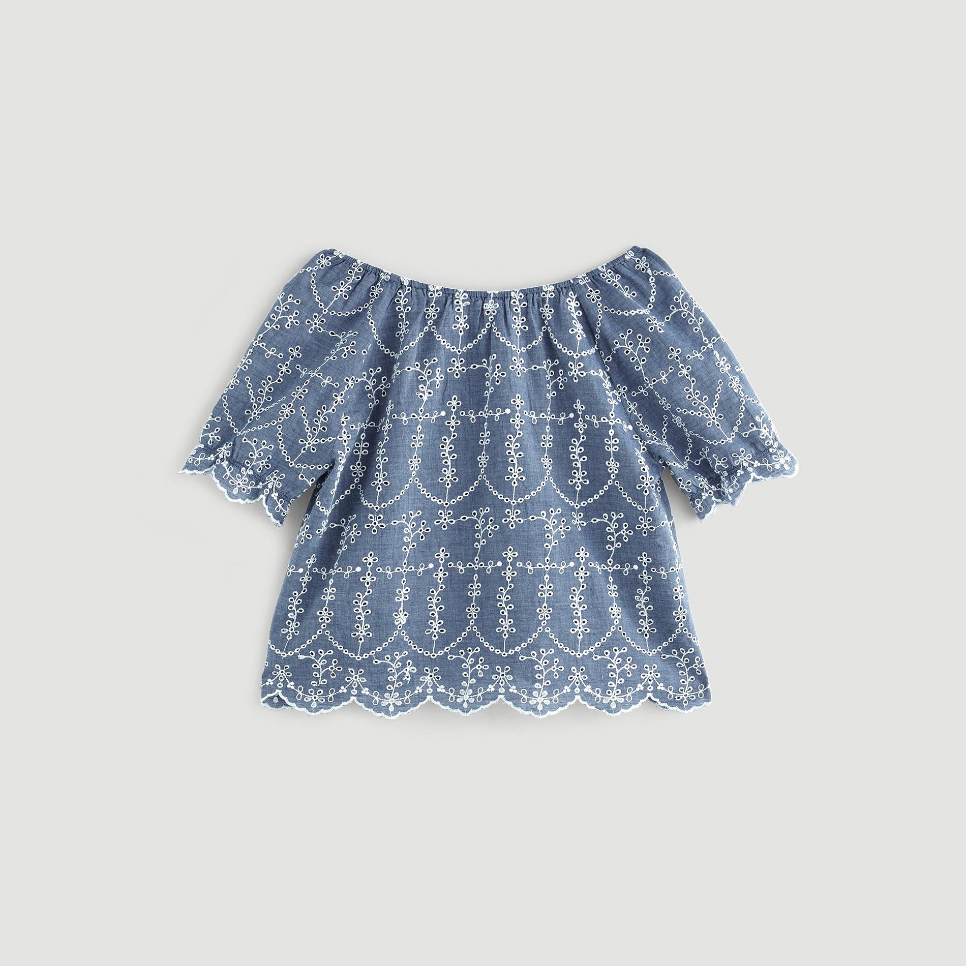 Blouse chambray, Indigo, large image number 2