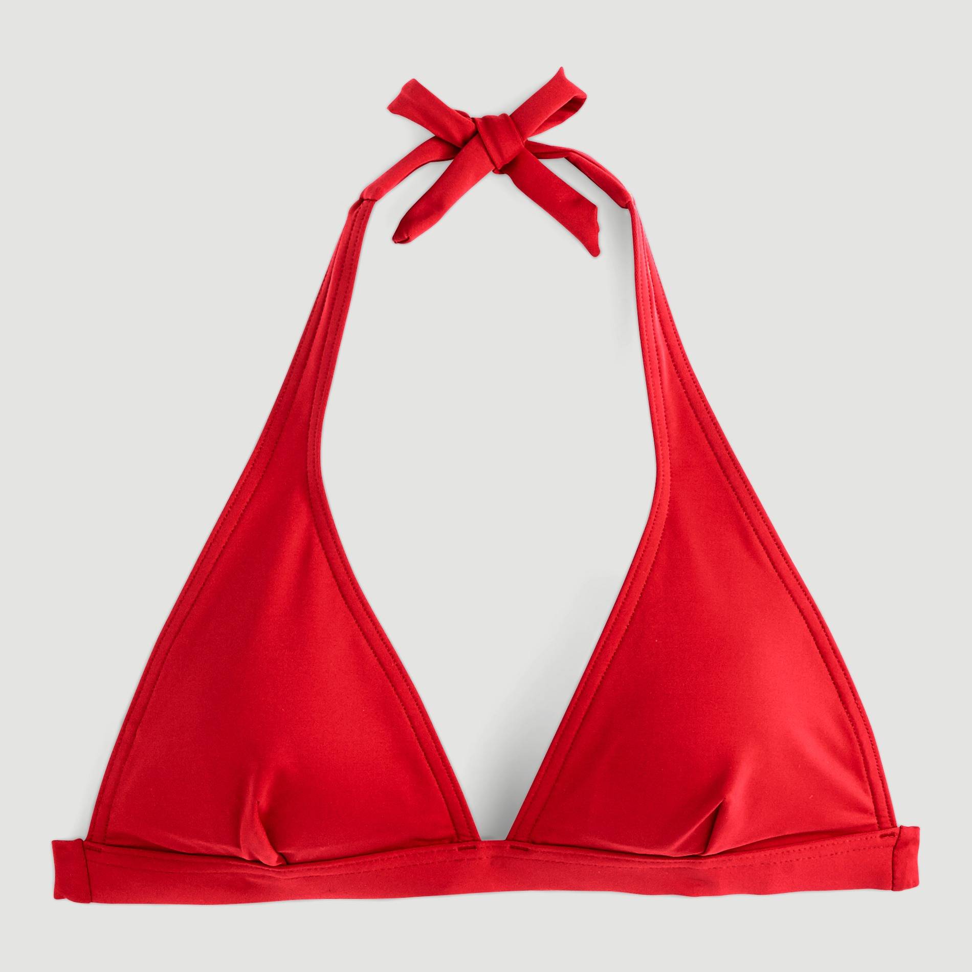 Maillot de bain triangle uni, Rouge, large image number 2.0