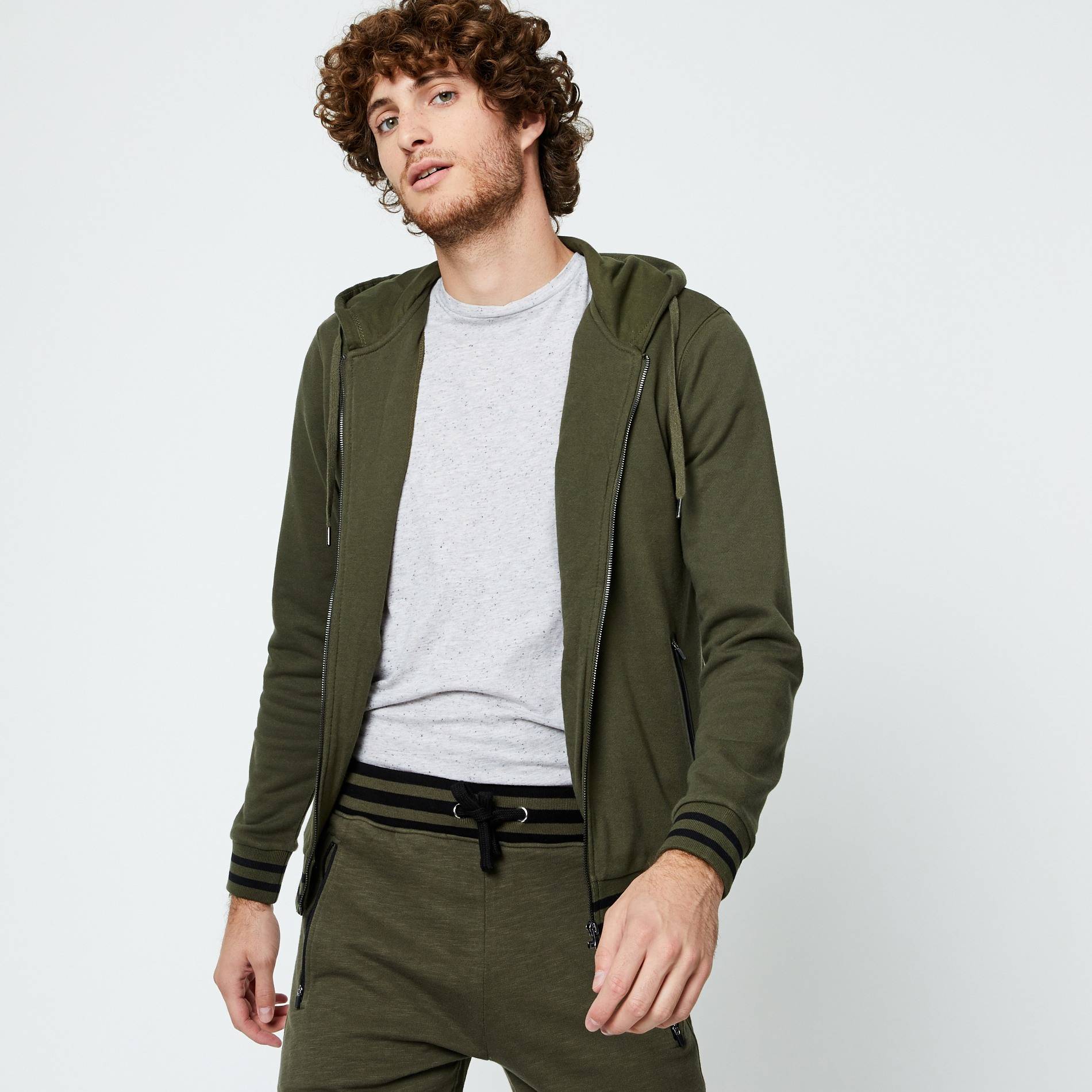 Sweat - Monoprix Fit, Kaki, large image number 0