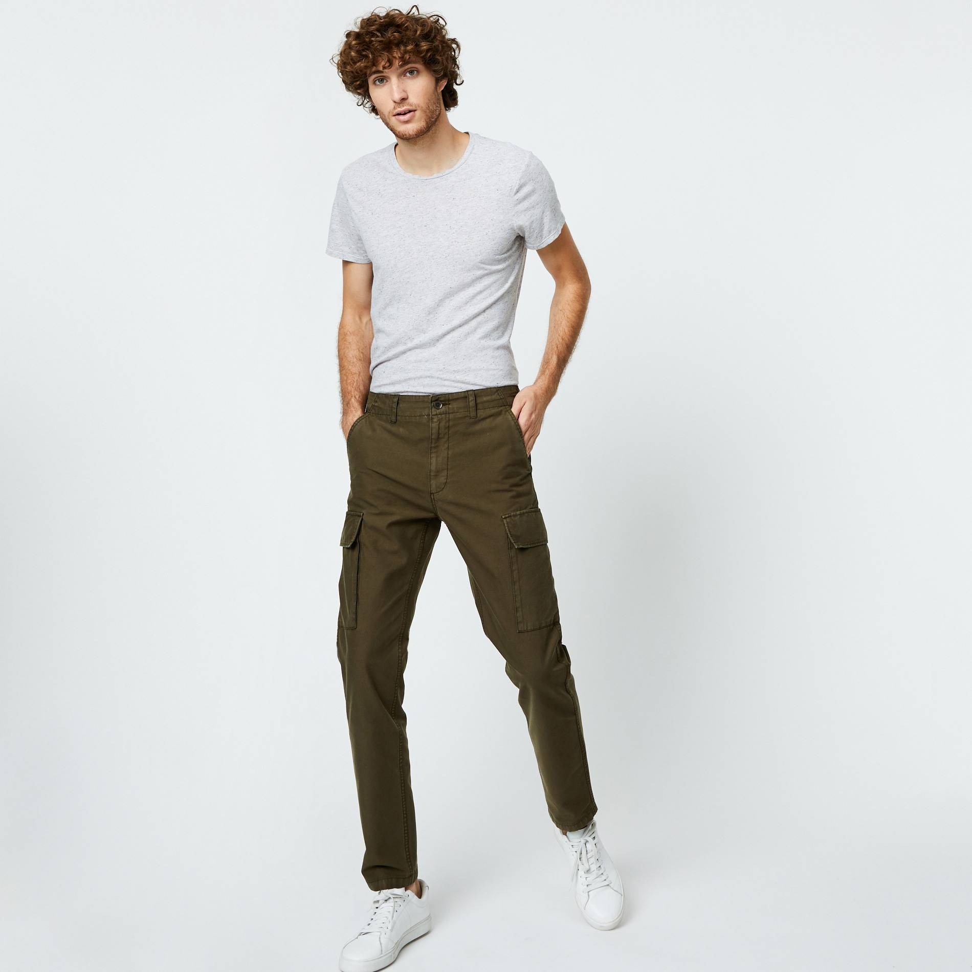 Pantalon, Kaki, large image number 0