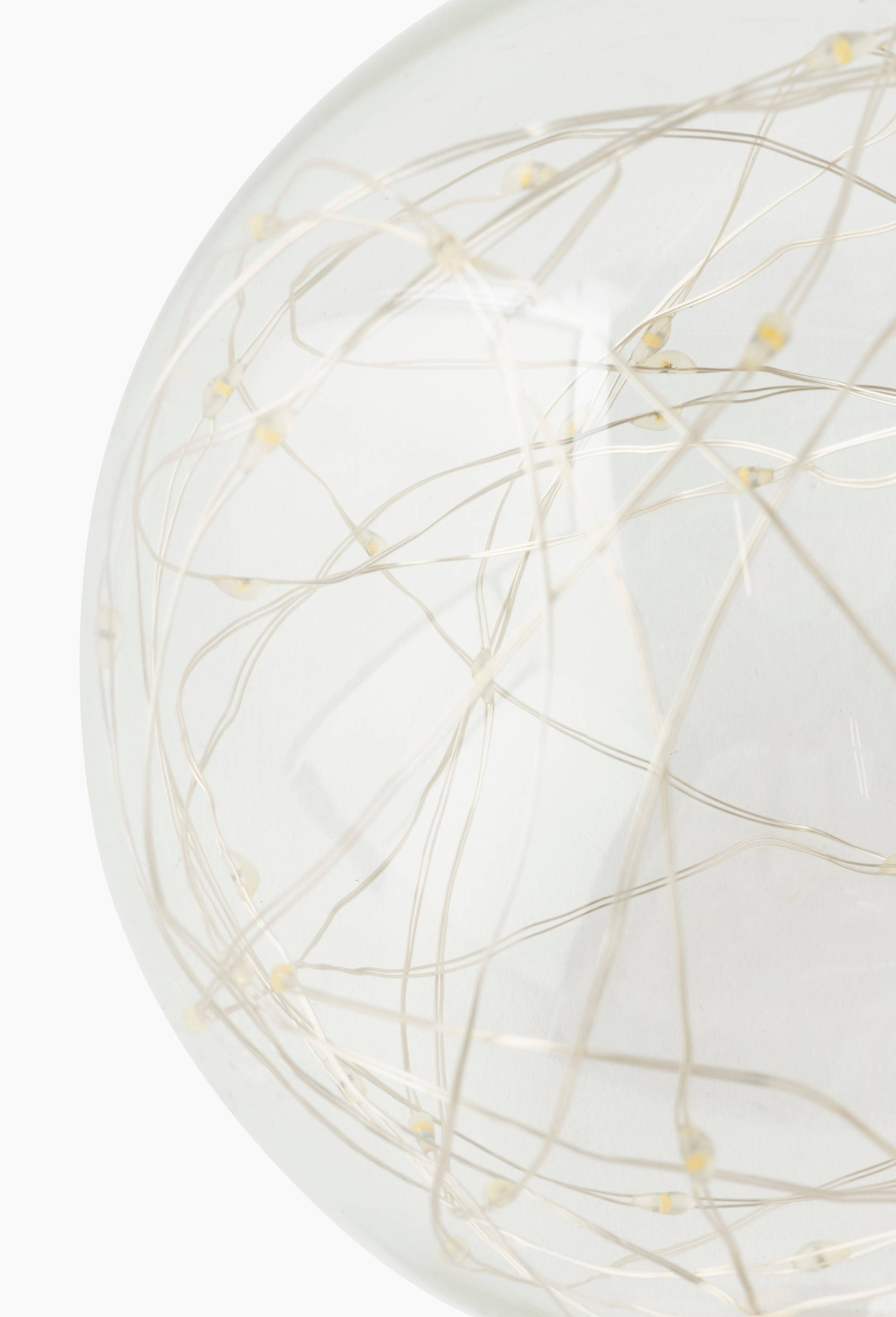 Ampoule globe LED G125 avec guirlande int&eacute;gr&eacute;e, E27, Ocre, large image number 1.0