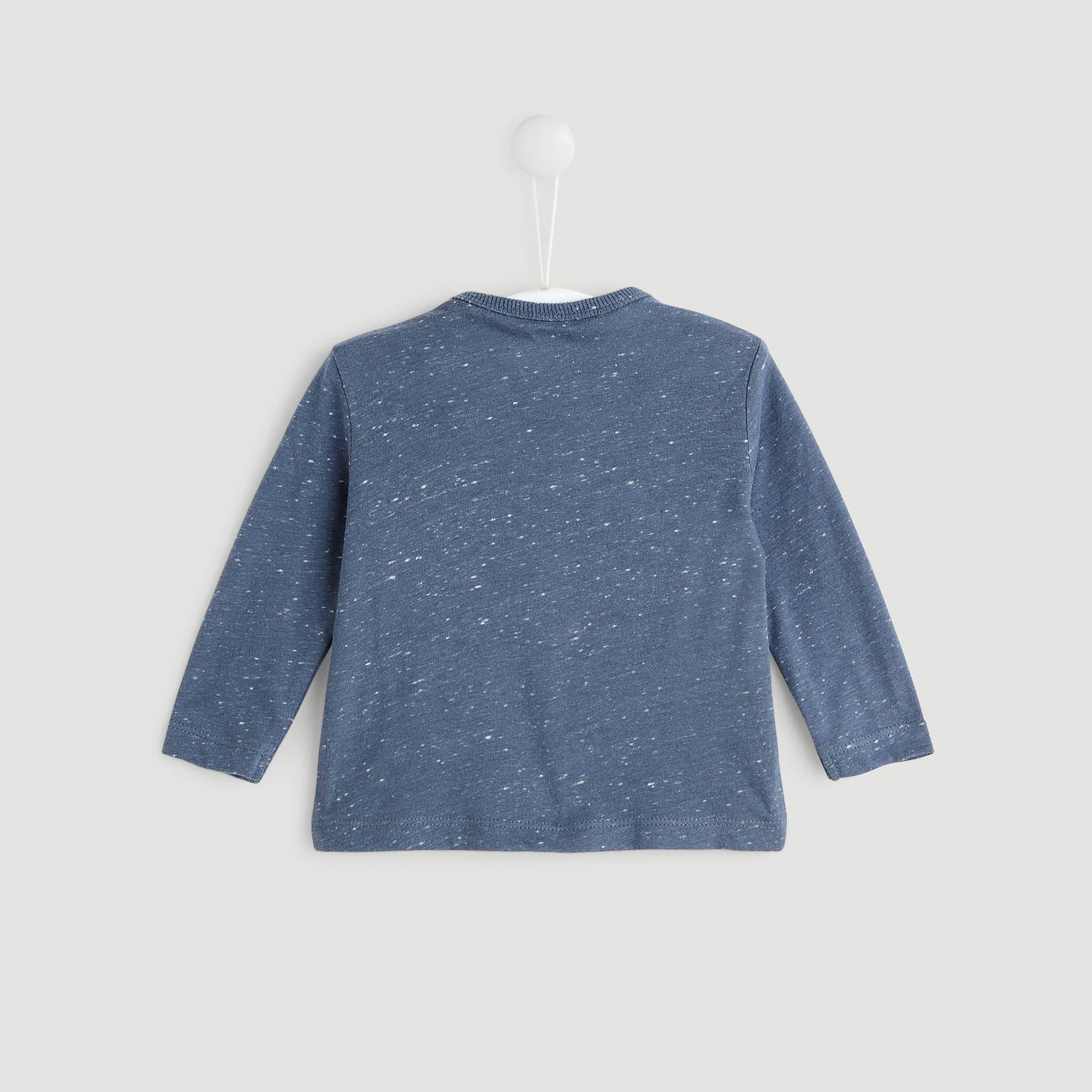 T-shirt à message, Indigo, large image number 1.0