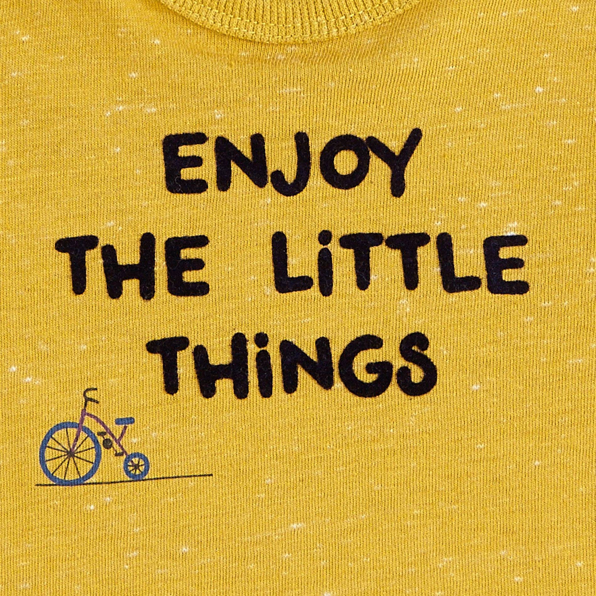 T-shirt à message, Ocre, large image number 2
