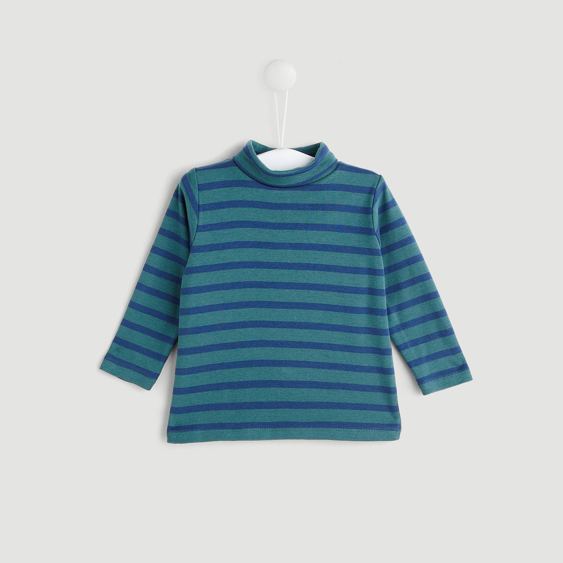 Sous-pull rayé, Bleu marine, large image number 0