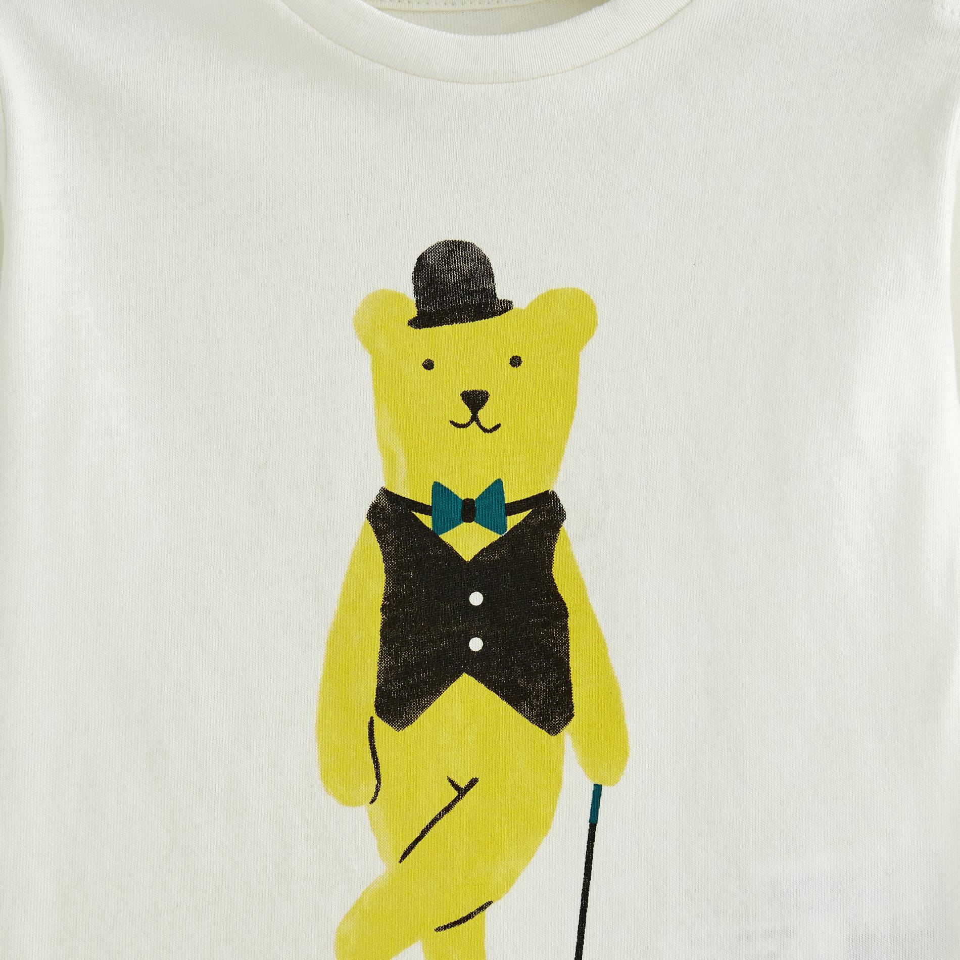T-shirt manches longues imprimé, Ecru, large image number 2.0