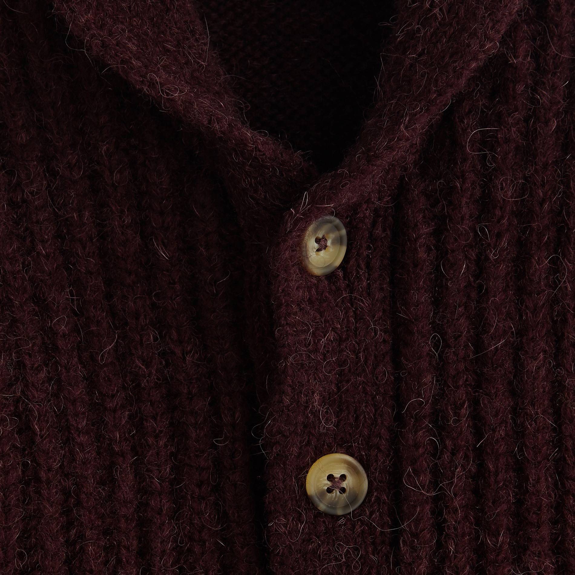 Cardigan chale, Chocolat, large image number 2.0