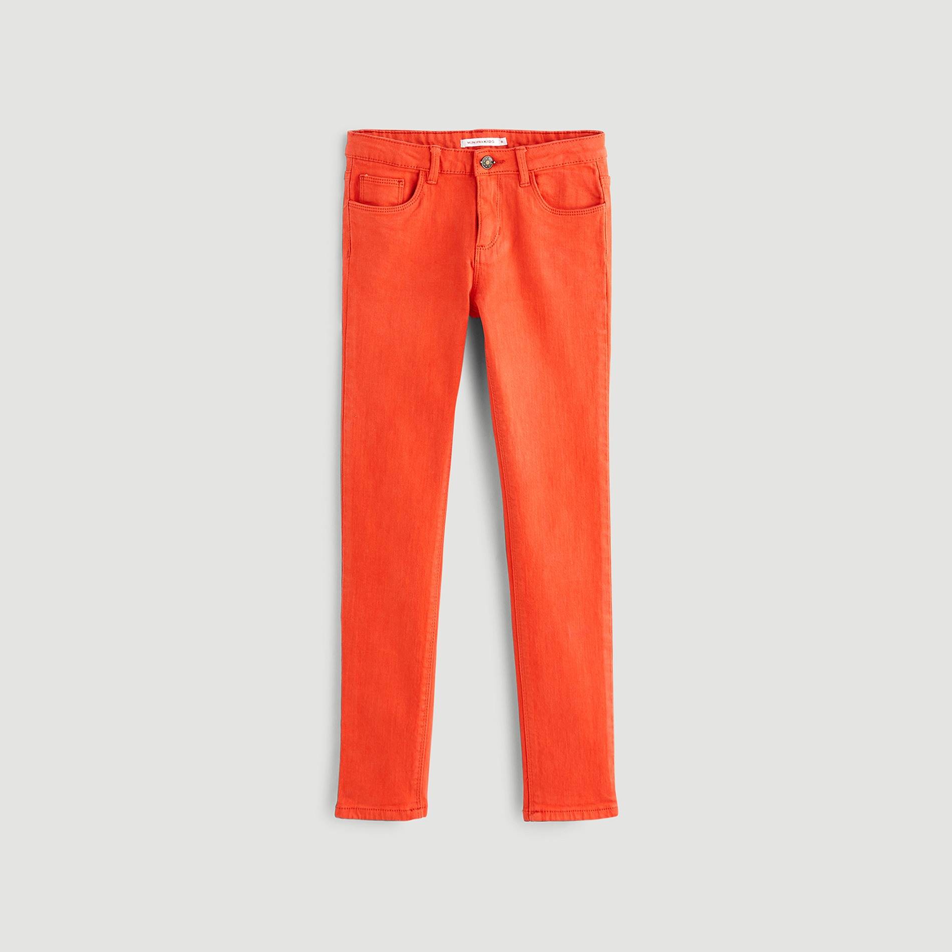 Pantalon denim, Cerise, large image number 0