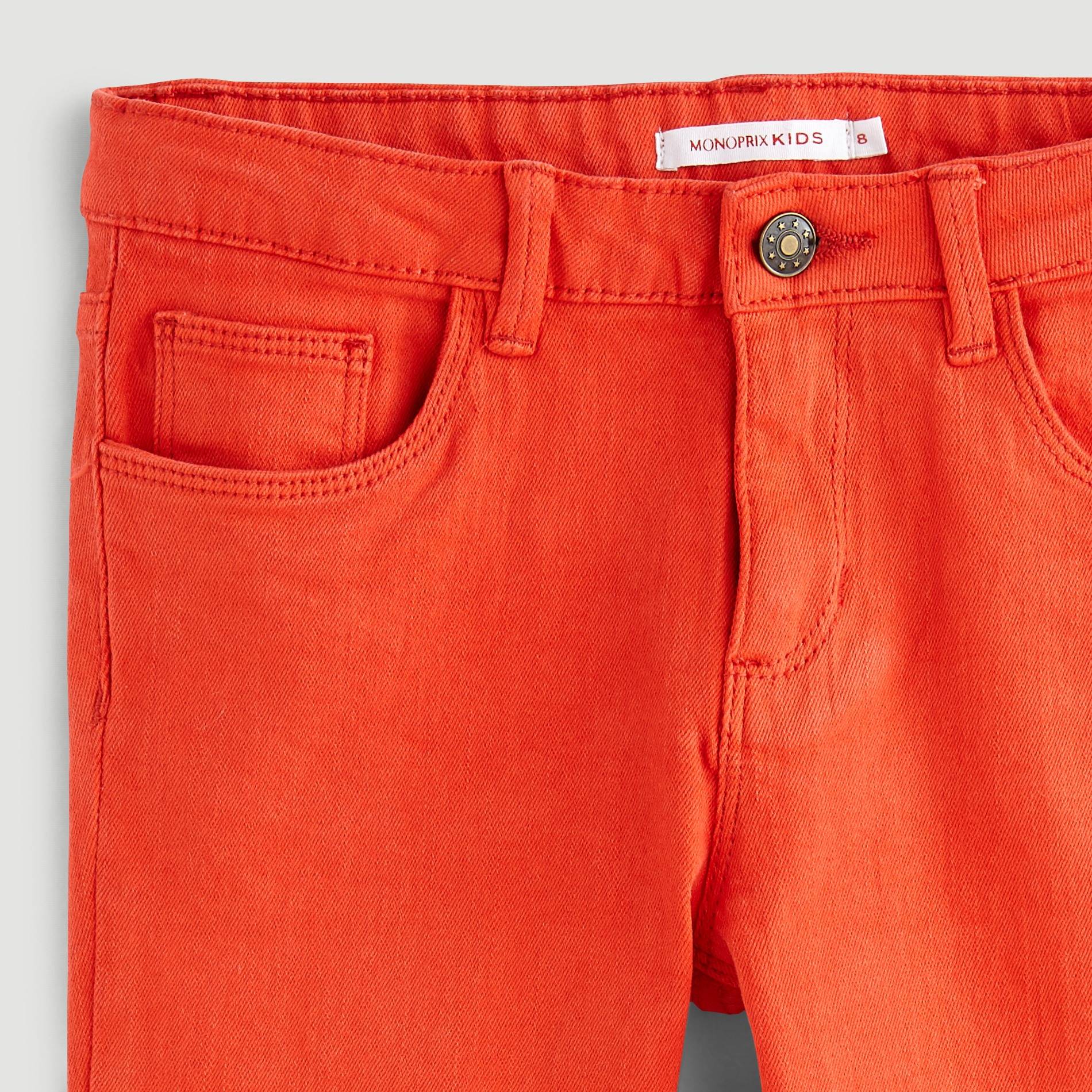 Pantalon denim, Cerise, large image number 2