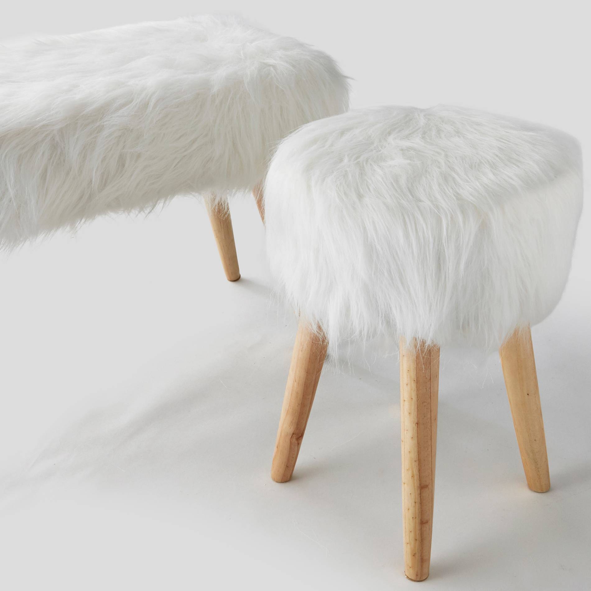 Tabouret, Blanc, large image number 1.0