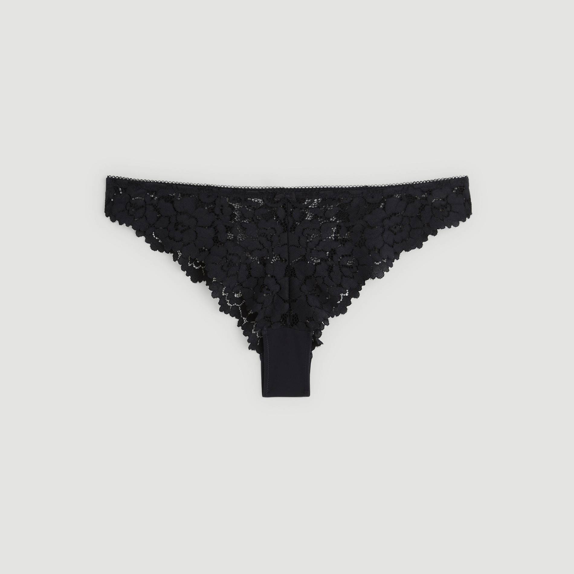 Tanga dentelle, Bleu marine, large image number 2.0