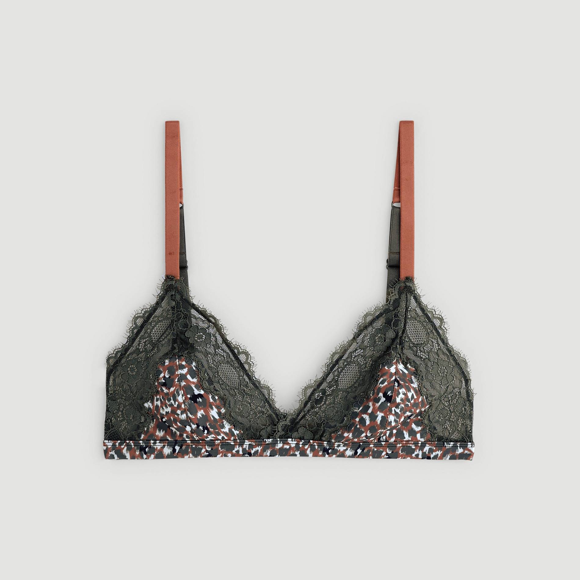 Soutien gorge triangle, Kaki, large image number 2.0